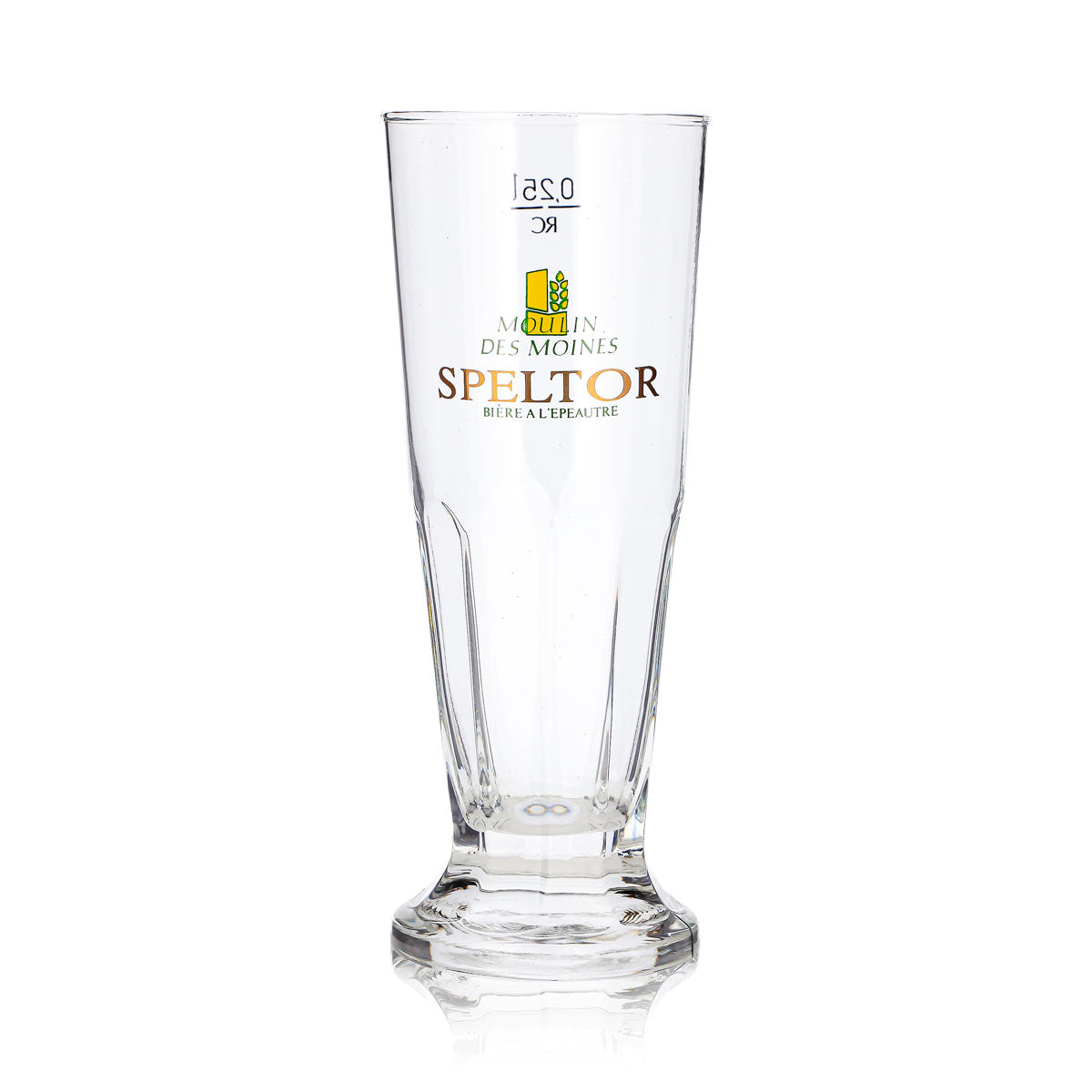 Szklanka do piwa Speltor 0,25 l, puchar „Moulin Des Moines”, relief Ritzenhoff – Widok 2
