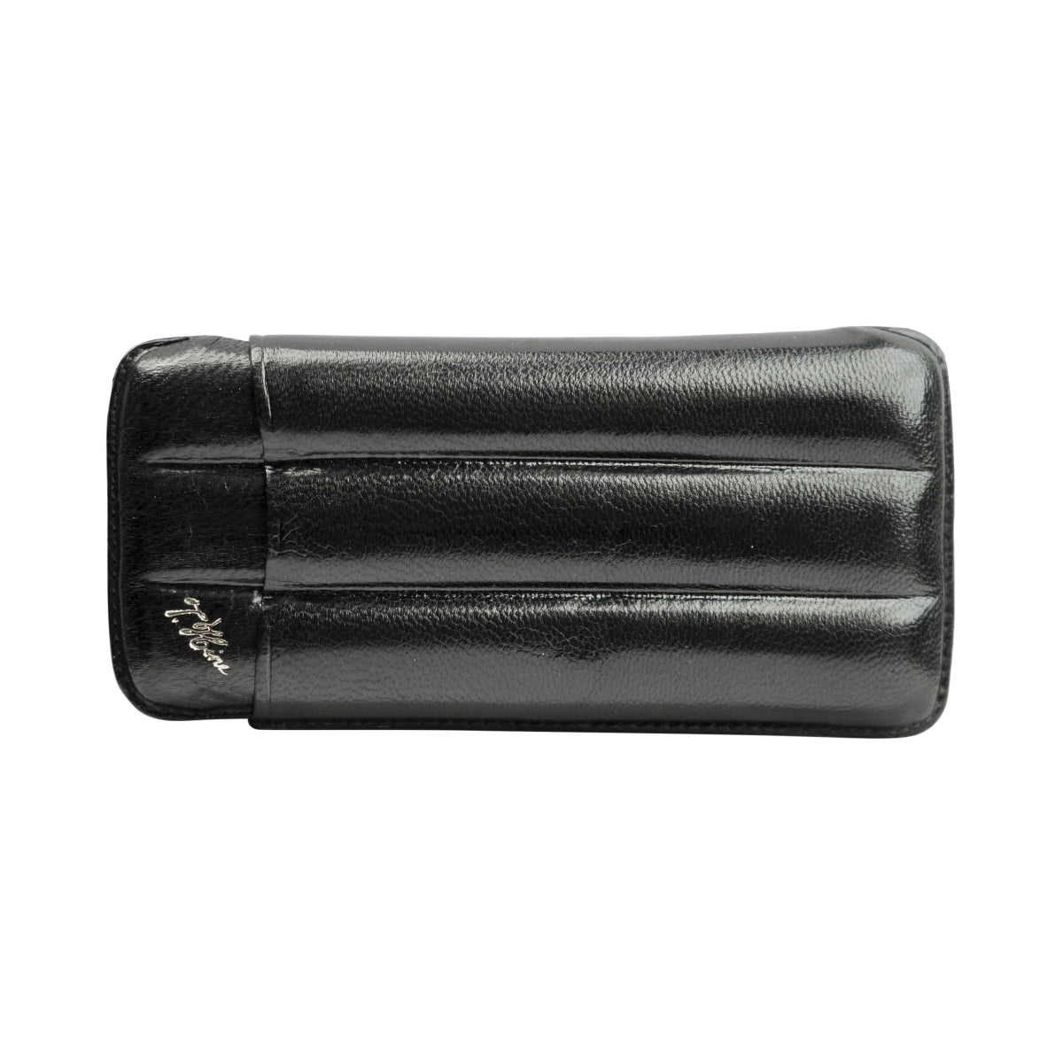 T. Hine Cognac Etui na papierosy skórzane czarne Retro New Holder – Widok 3