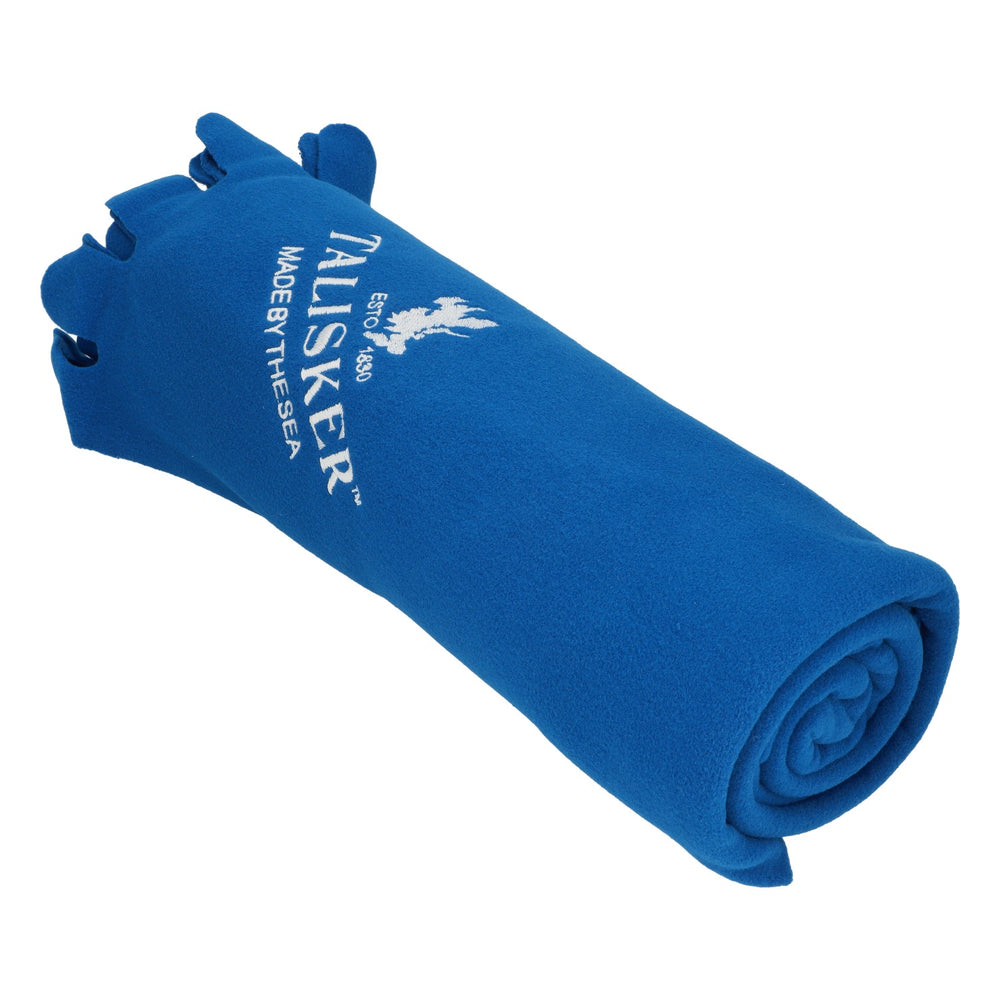 Koc piknikowy Talisker Whisky Koc polarowy Koc outdoorowy Niebieski