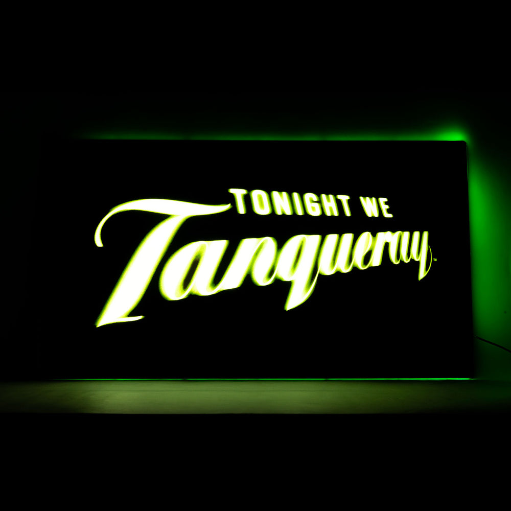 Tanqueray Gin Neonowa reklama świetlna „Tonight” Akryl