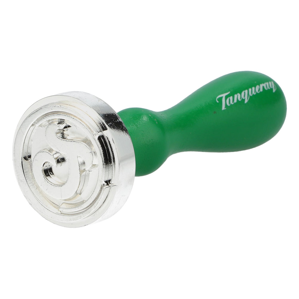Tanqueray Gin Pieczęć metalowa z drewnianą rączką, zielona