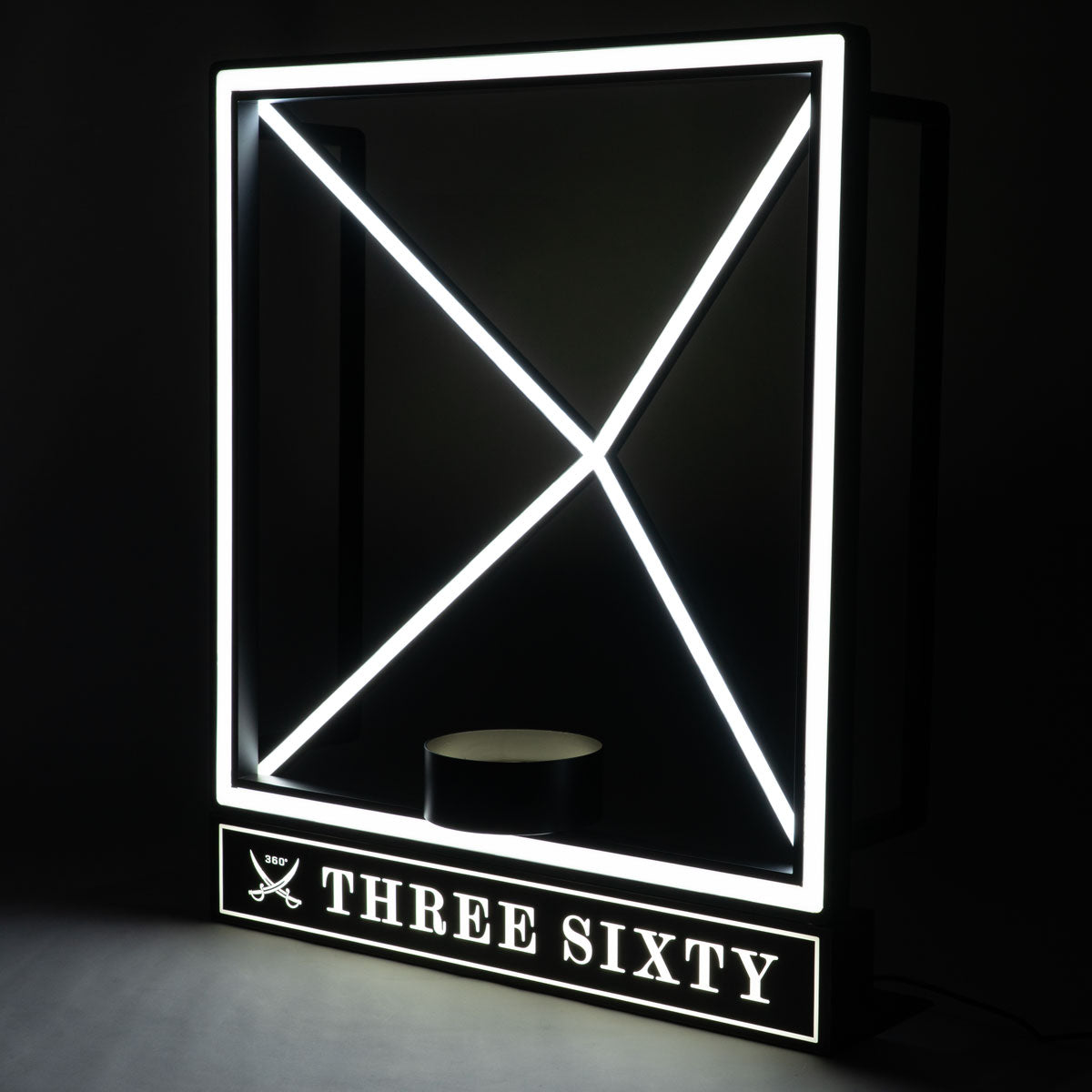 Three Sixty Glorifier 3 litry podświetlana lampa LED do ekspozycji butelek, dekoracja