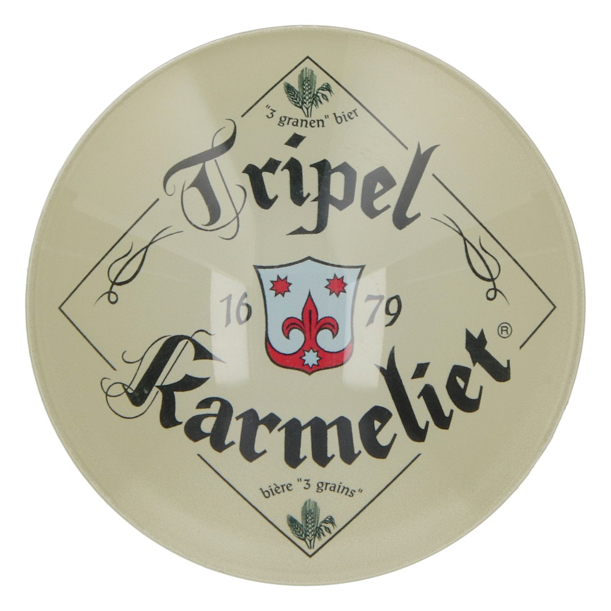 Tabliczka na kran do piwa „Tripel Karmeliet” – medalion