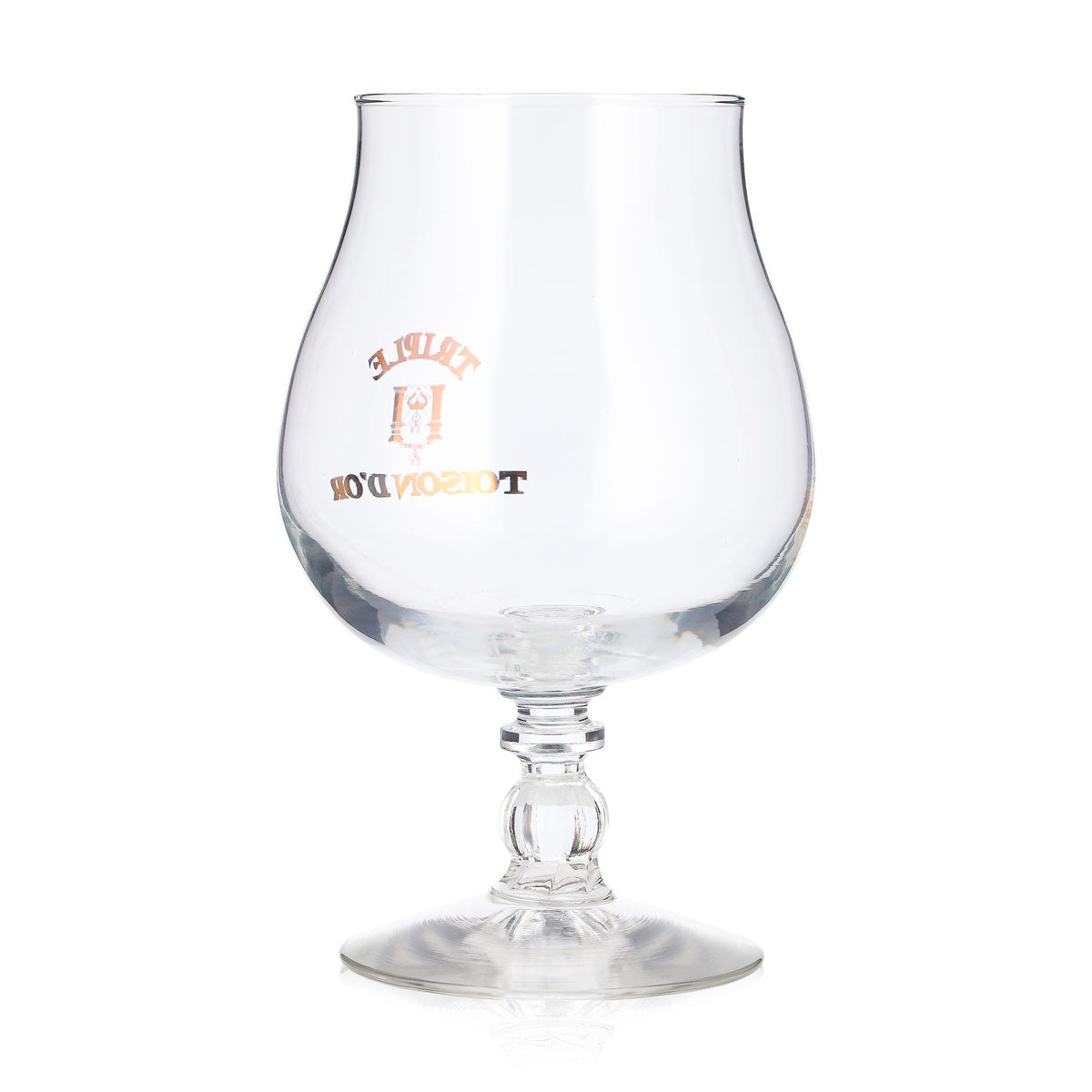 Szklanka do piwa Triple Moine 0,48 l, kielich z brązowym logo, puchar – Widok 3