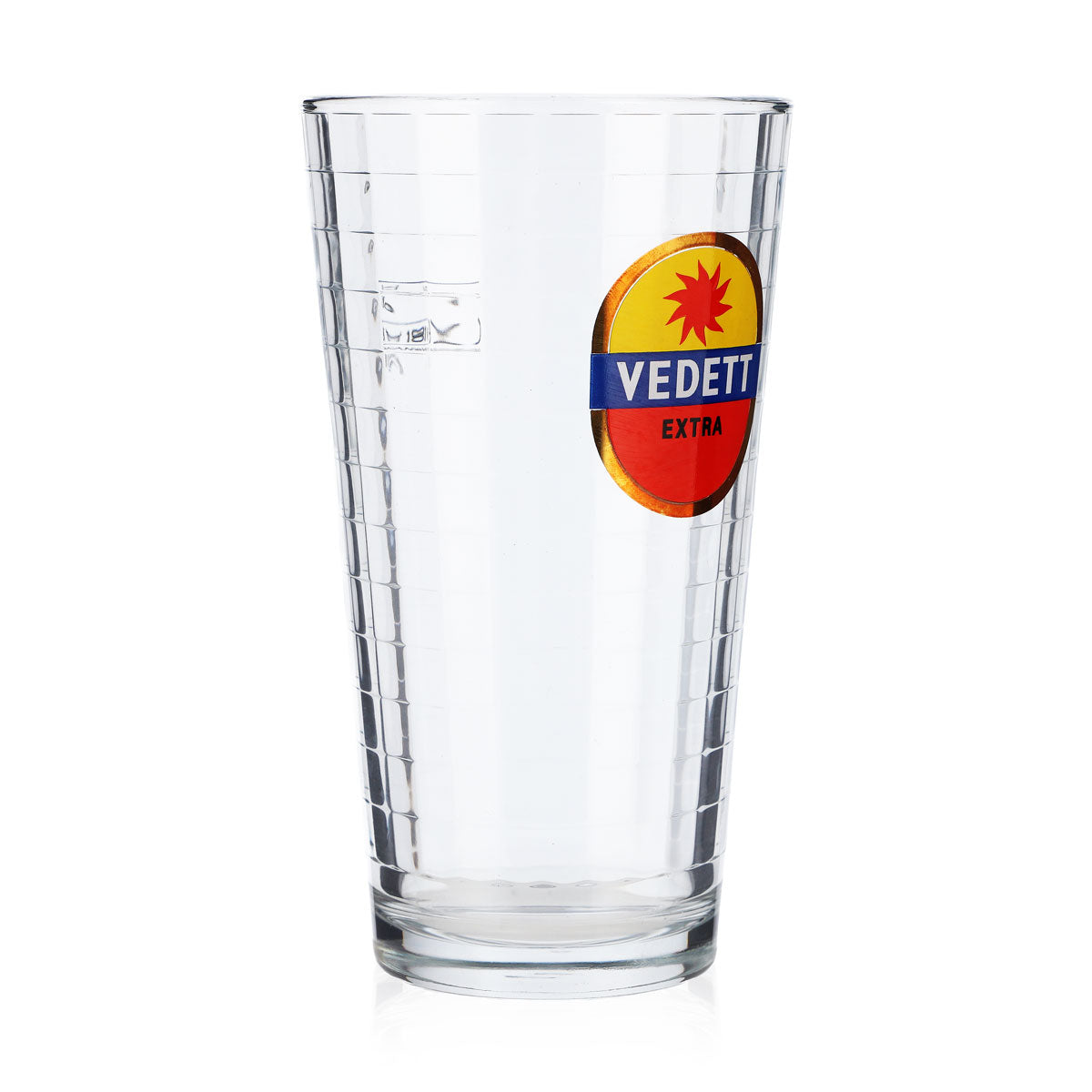 Szklanki do piwa Vedett 0,33 l Belgium Craft „Extra” żółto-czerwone – Widok 2