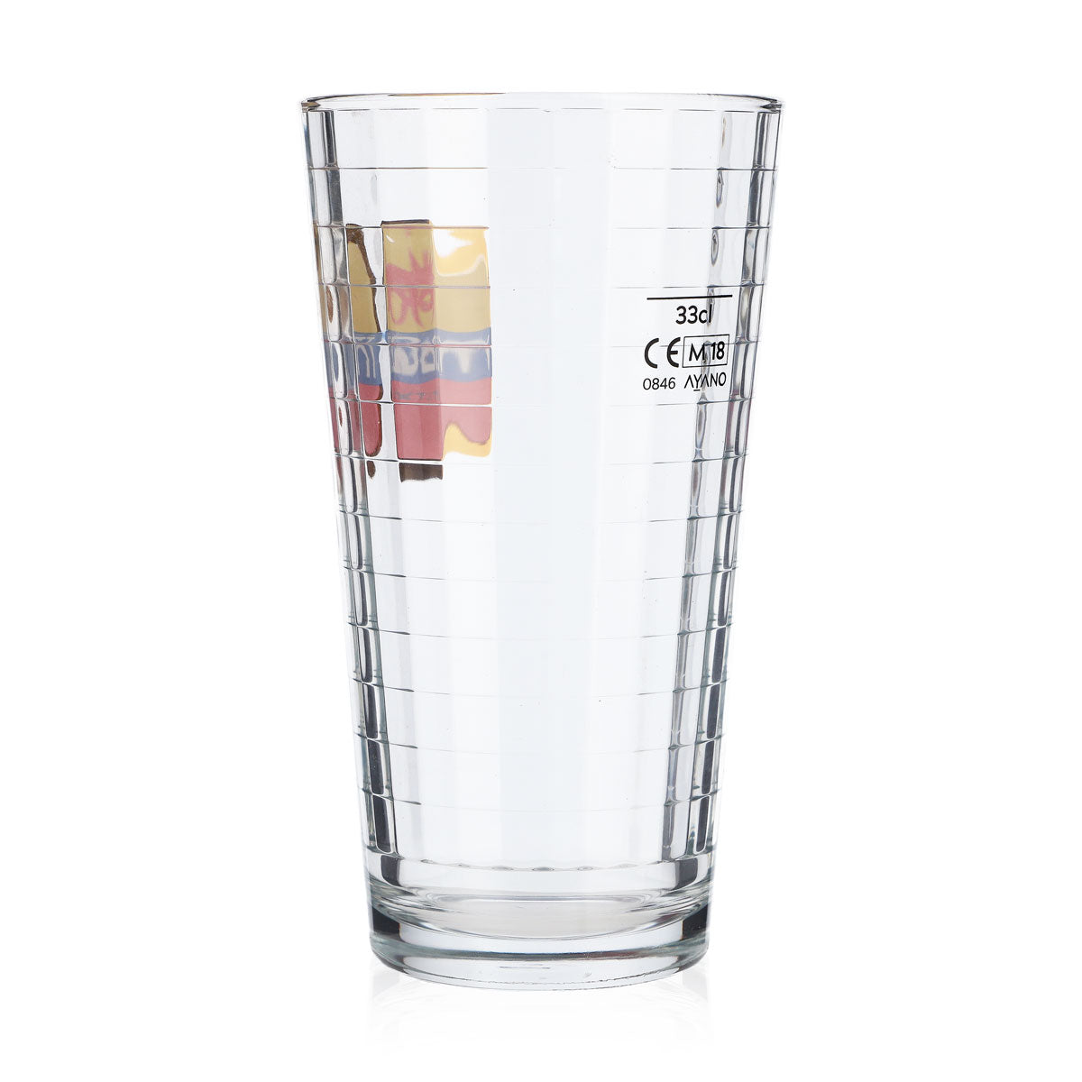 Szklanki do piwa Vedett 0,33 l Belgium Craft „Extra” żółto-czerwone – Widok 3