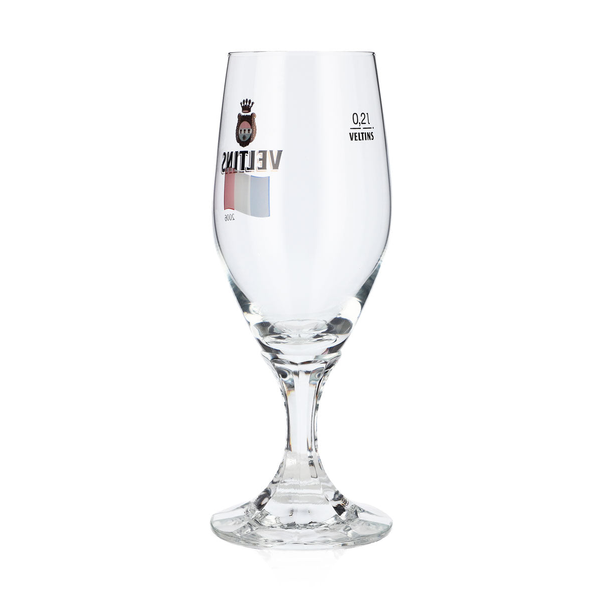 Szklanka do piwa Veltins 0,2 l, szklanka w kształcie pucharu, edycja specjalna z okazji Mistrzostw Świata 2006 we Francji, szklanka do piwa typu pint – Widok 3