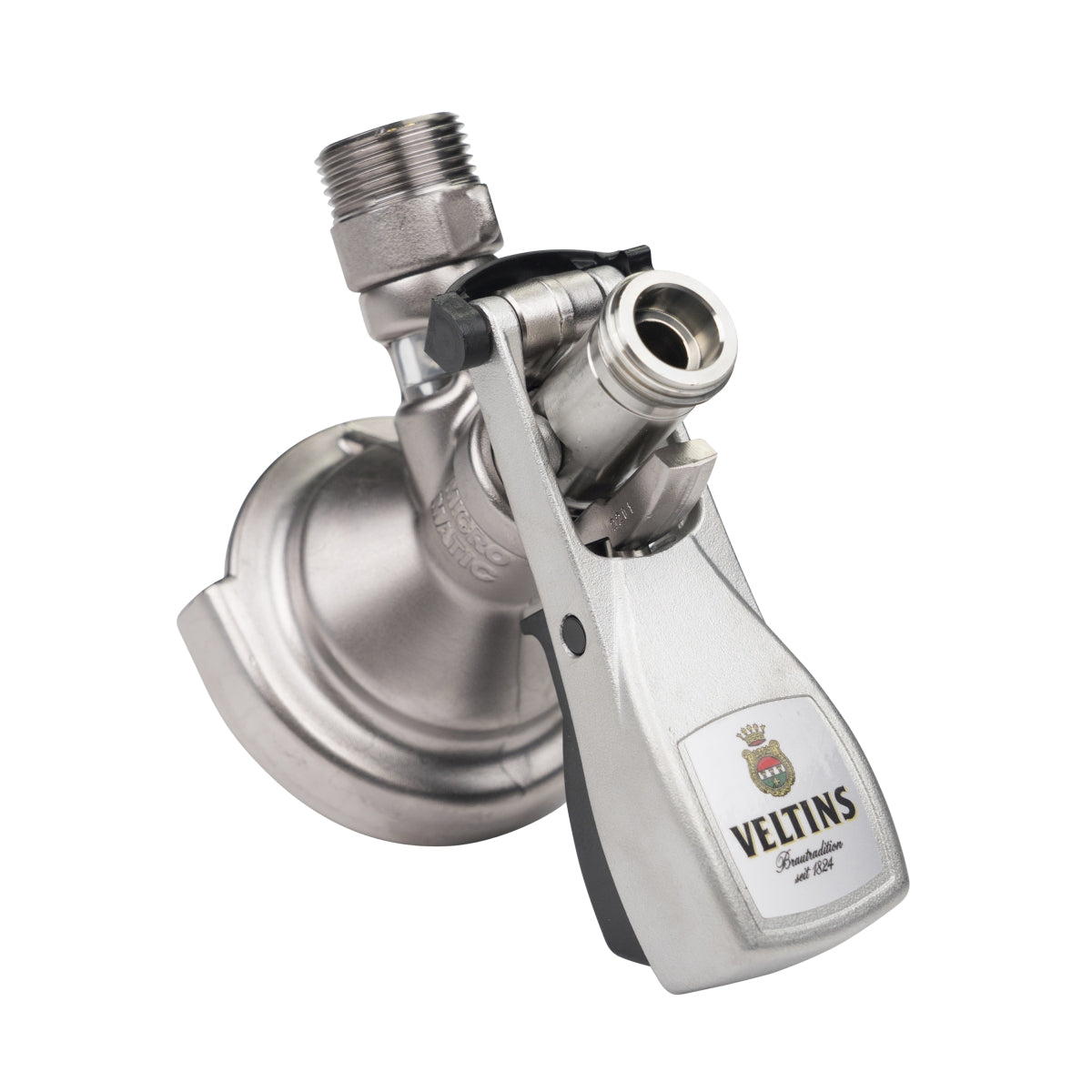 Veltins Micro Matic KEG przyłącze kran beczka piwa Kran Gastro płaska beczka piwa
