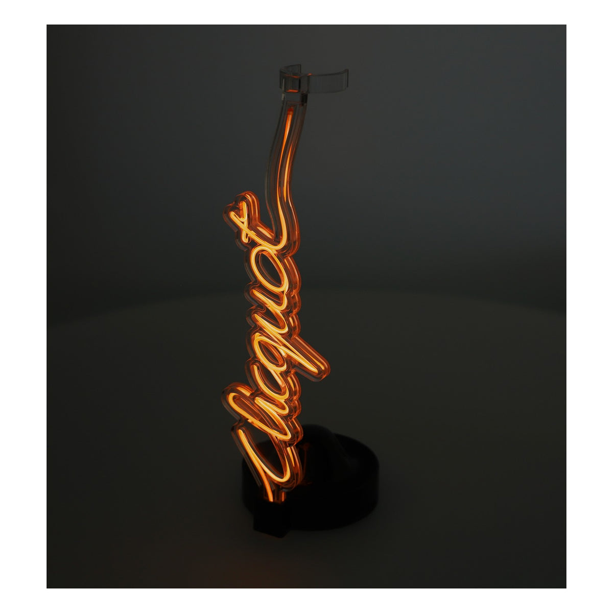 Veuve Clicquot uchwyt na butelkę szampana Glorifier LED Neon z zasilaczem – Widok 4