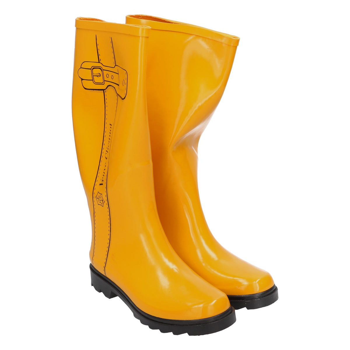Szampańskie kalosze Veuve Clicquot Yellow Label Rain Boots rozmiar 36/37