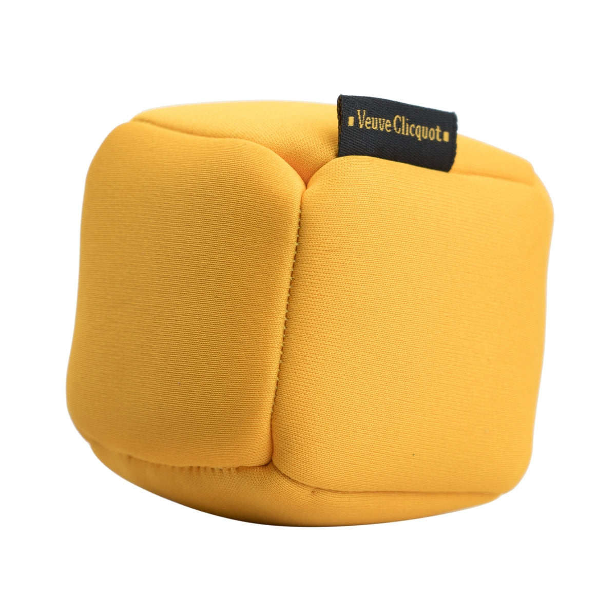 Veuve Clicquot Champagne Mini Fabric Cube Pomarańczowa Dekoracja Kolekcjonerska Rzadka