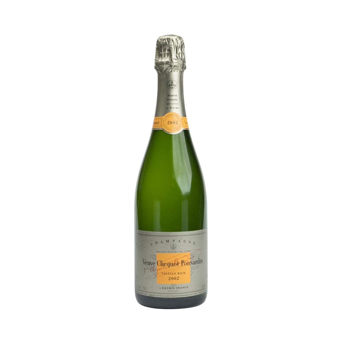 Veuve Cliquot Champagne Show Bottle 0,7L EMPTY Vintage Rich 2002 Dummy Display