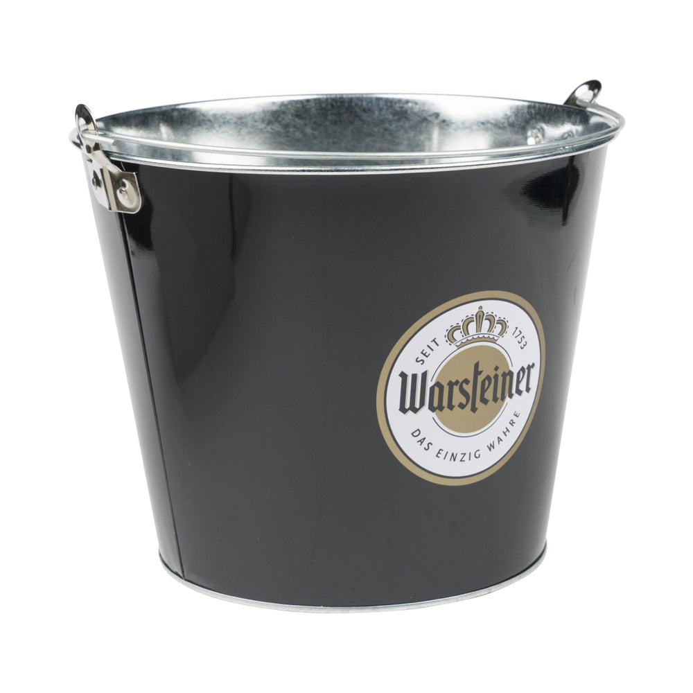 Wiadro na lód do piwa Warsteiner uchwyt chłodnicy butelki kostki lodu wiadro metalowe pudełko bar