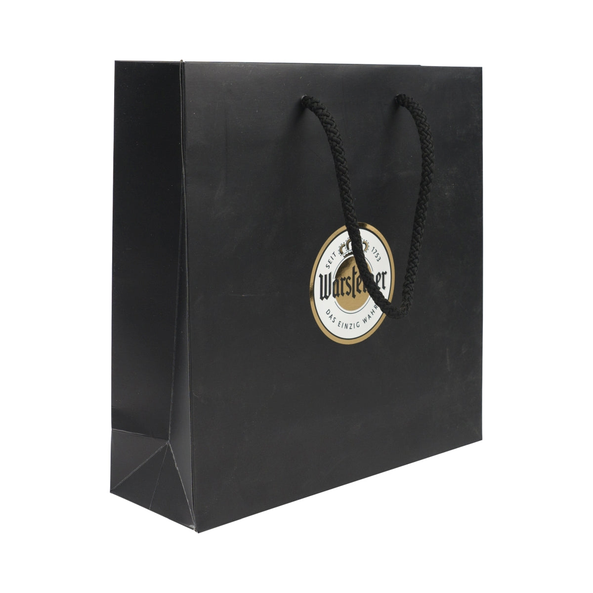 Torba prezentowa na piwo Warsteiner torba na zakupy czarna torba papierowa