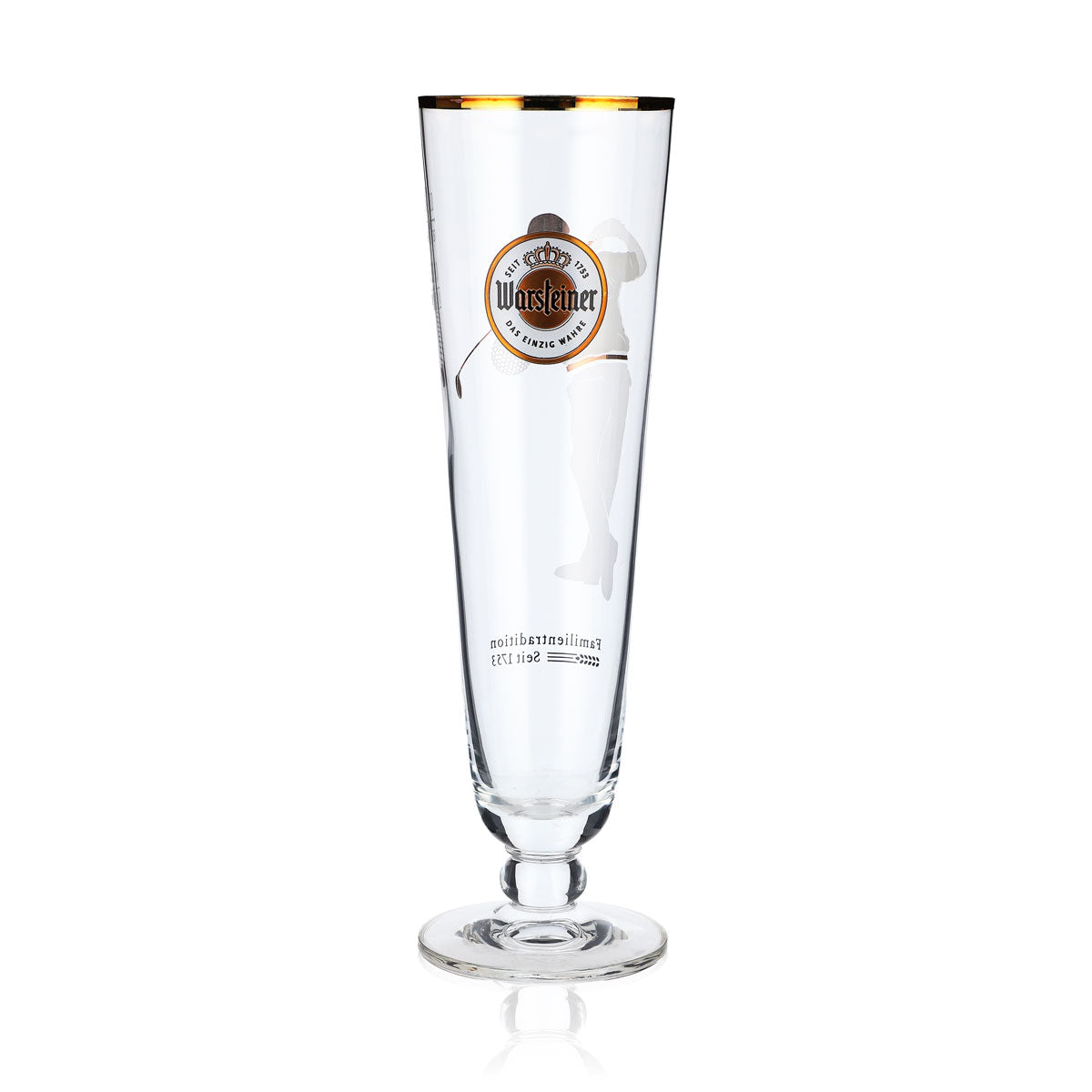Kieliszek do piwa Warsteiner 0,25 l Kieliszki do piwa Kieliszek kolekcjonerski Puchar Golfista