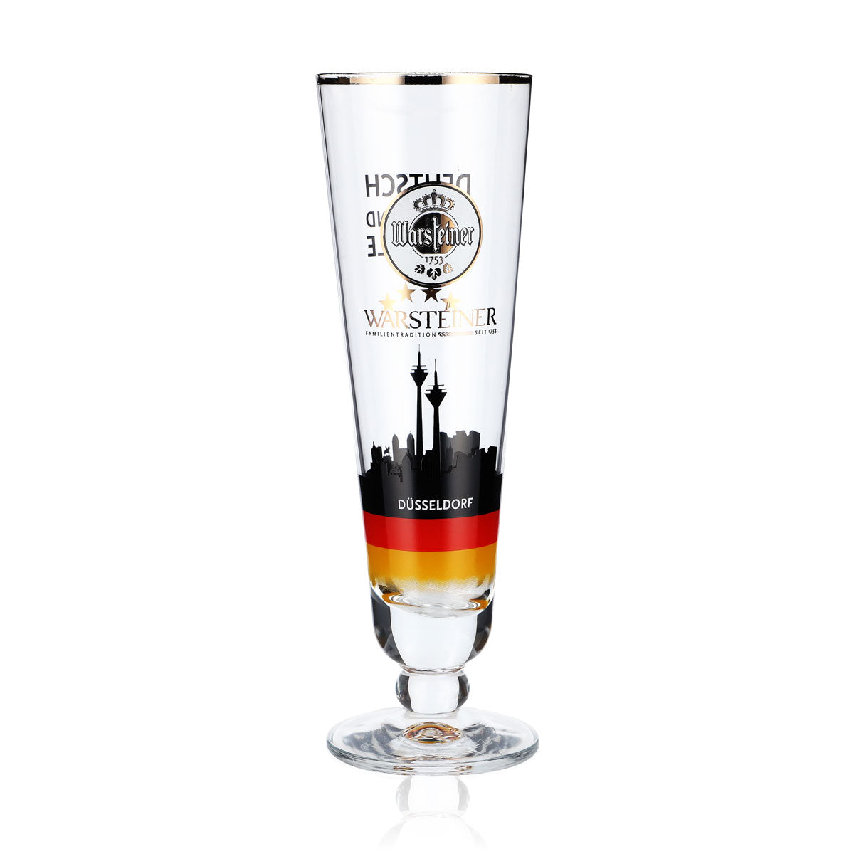 Kieliszek do piwa Warsteiner 0,2 l Kieliszki Kieliszek w kształcie tulipana Düsseldorf Niemcy