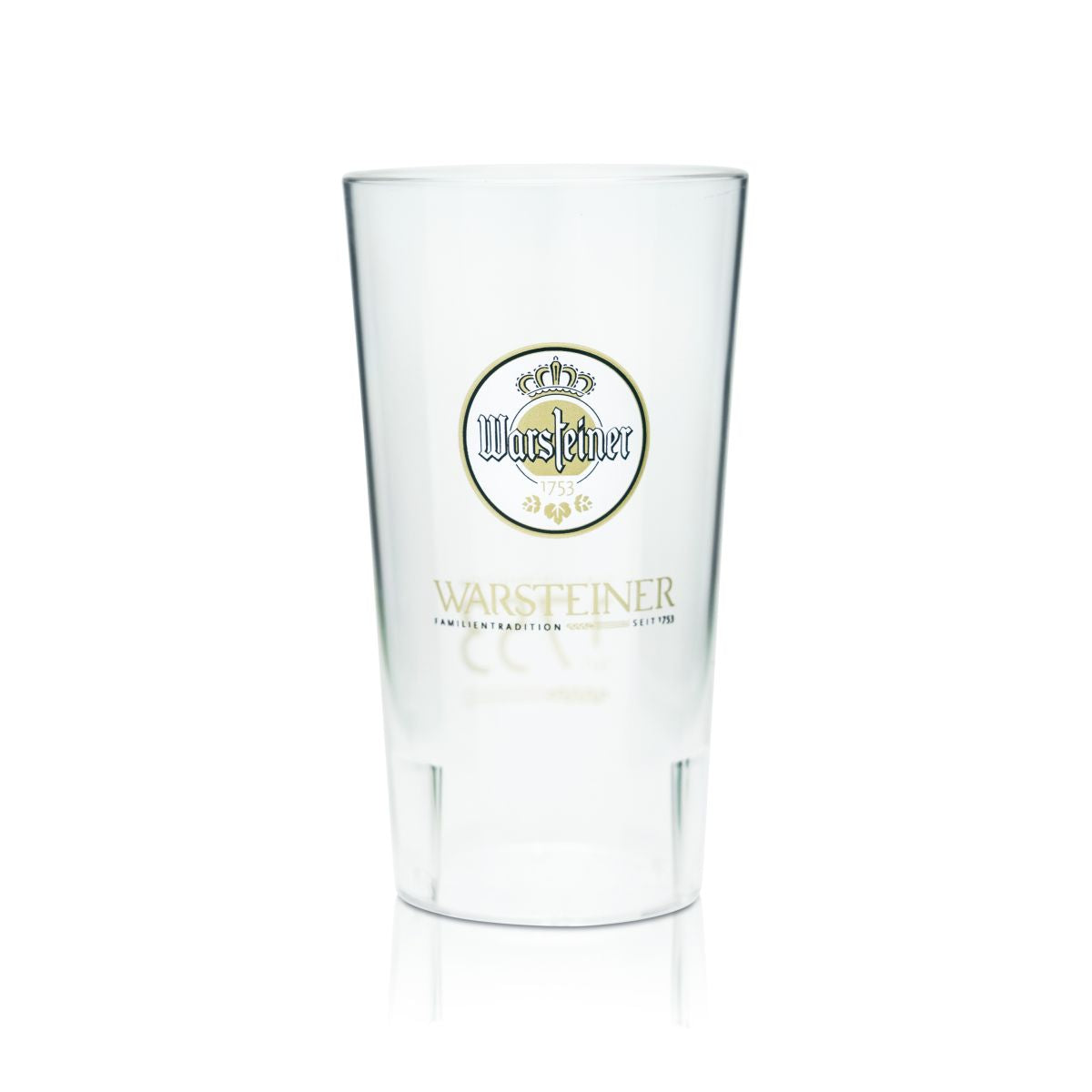 Szklanka do piwa Warsteiner 0,3l kufel wielokrotnego użytku "1753" nowa