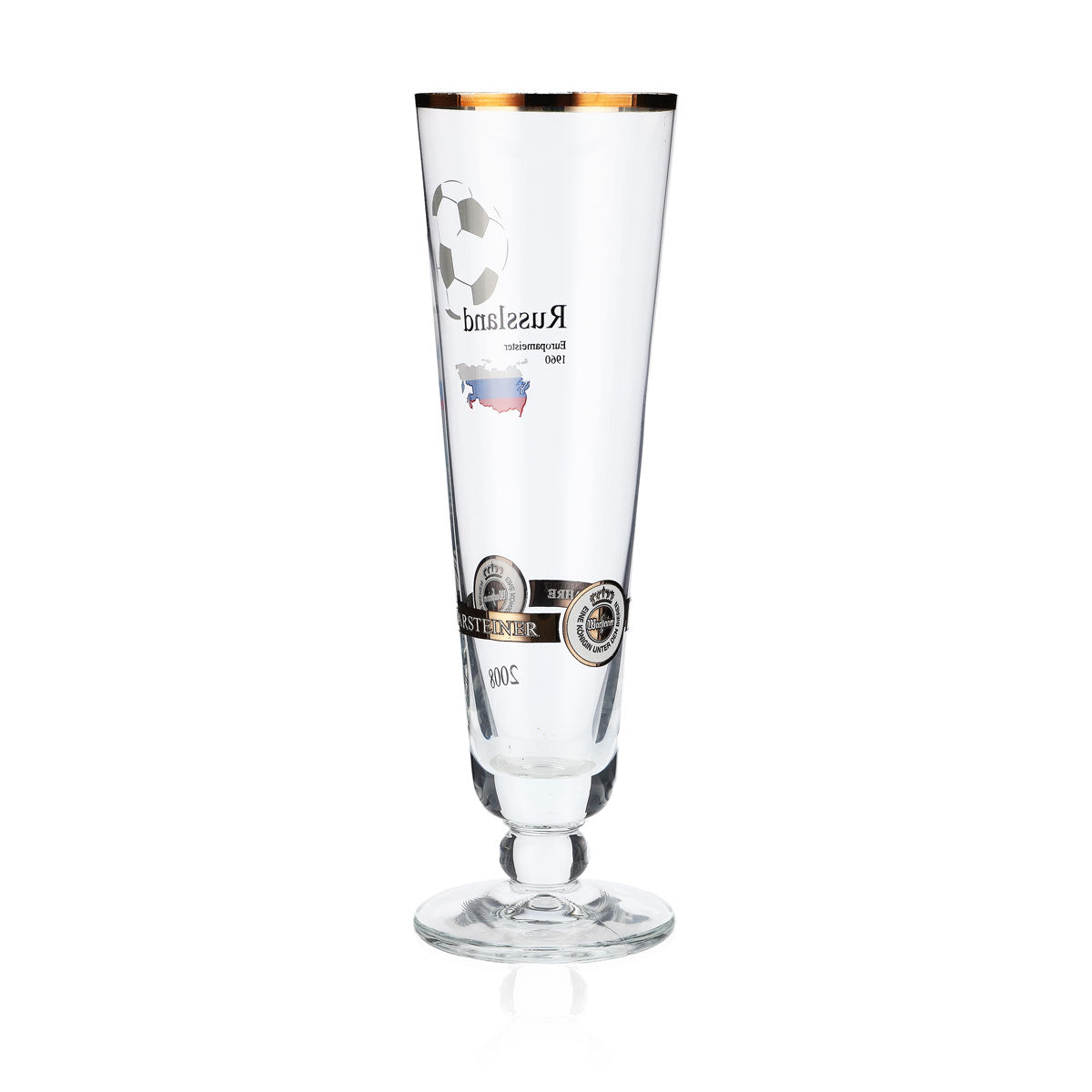 Kieliszek do piwa Warsteiner Kieliszek do piwa Kieliszek kolekcjonerski 0,28 l Puchar „Włochy” EM 2008 – Widok 3