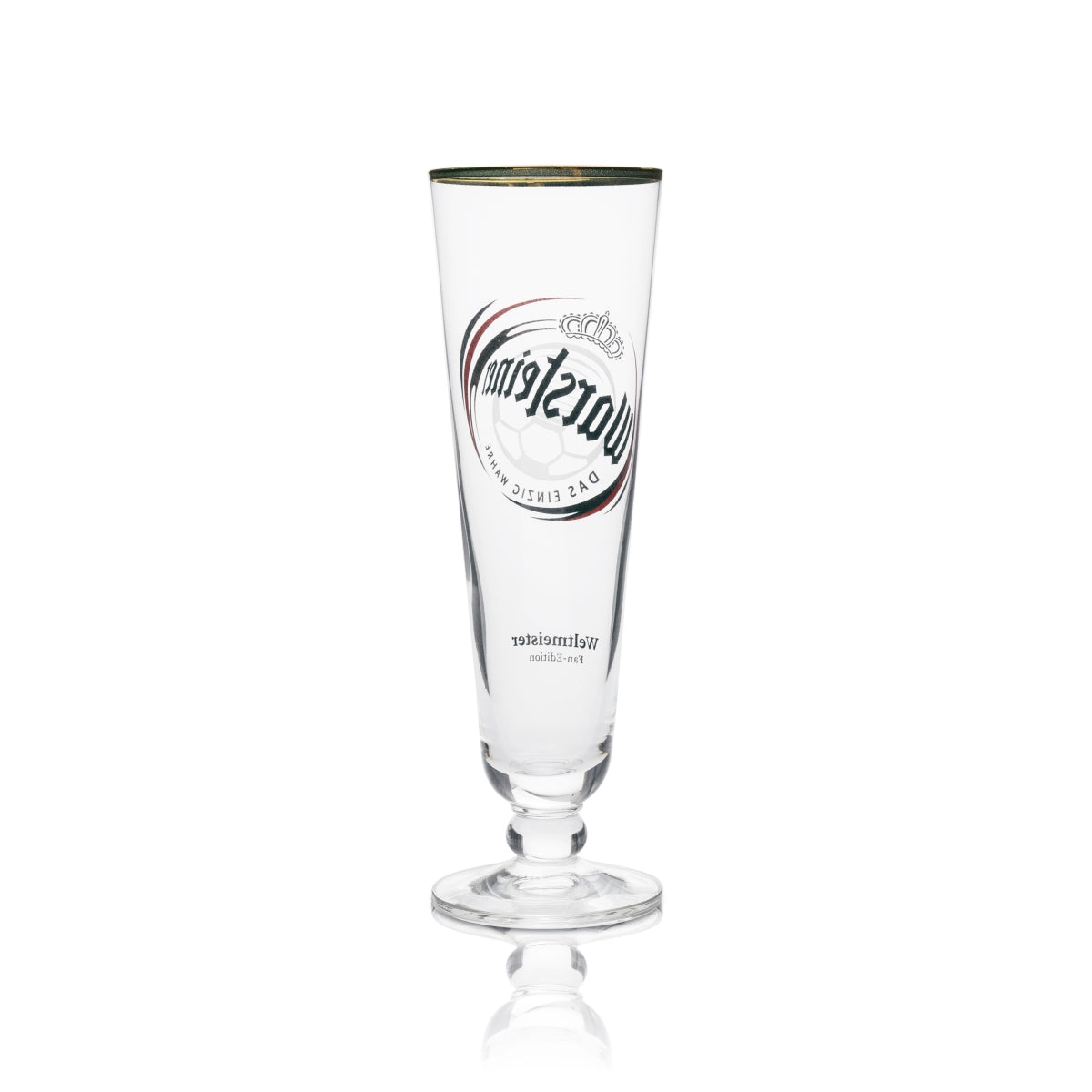 Kieliszek do piwa Warsteiner Tulipan Edycja specjalna Fan Edition Mistrz świata 300 ml – Widok 2