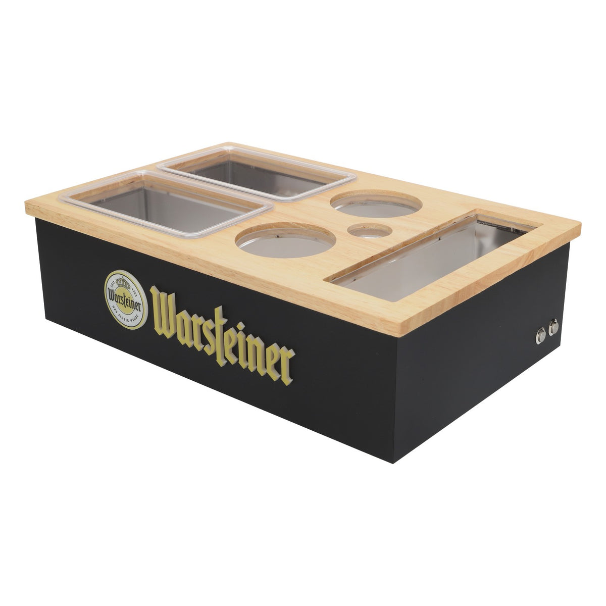 Warsteiner Piwo Reklama świetlna LED Głośnik Bluetooth Pudełko na przekąski Pudełko do serwowania – Widok 4