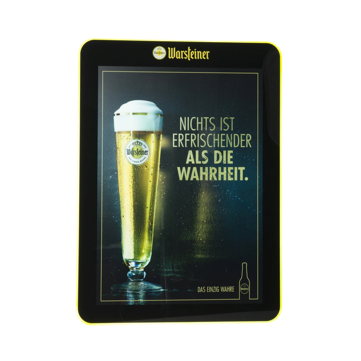 Piwo Warsteiner neon DIN A2 ramka plakatowa tablica plakatowa LED 4 motywy