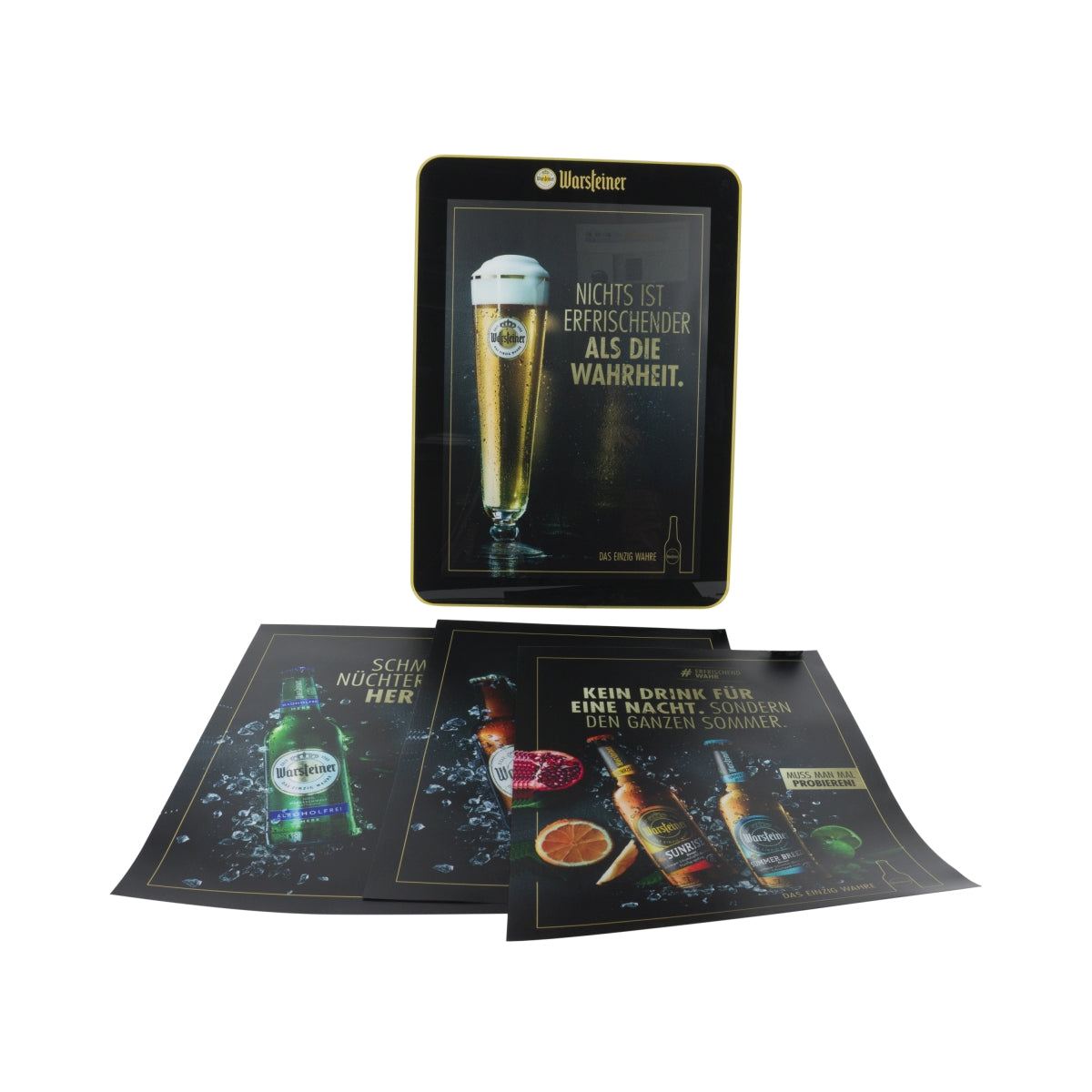 Piwo Warsteiner neon DIN A2 ramka plakatowa tablica plakatowa LED 4 motywy – Widok 4