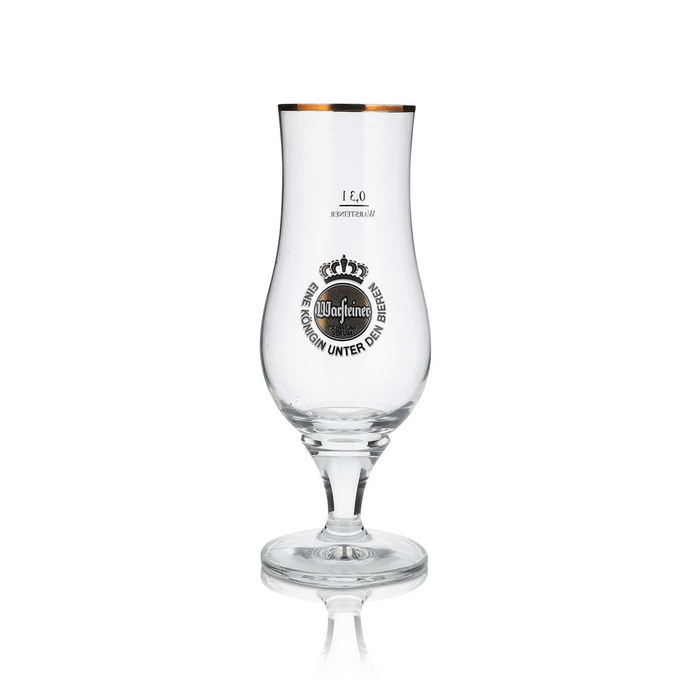 Szklanki do piwa Warsteiner Szklanki do piwa Exclusive Pokal, szklanka do piwa z wybrzuszeniem 0,3 l