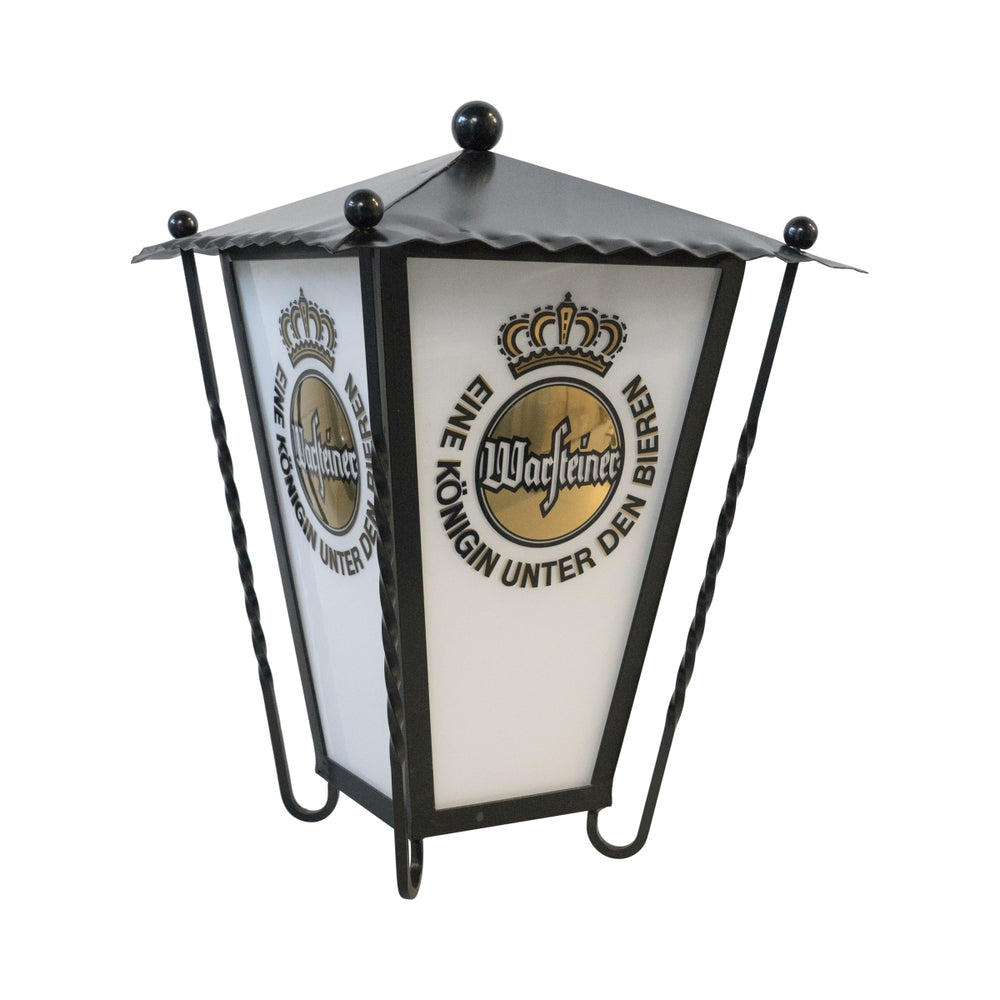 Warsteiner latarnia lampa żeliwna lampa zewnętrzna gastro bar ogródek piwny pub