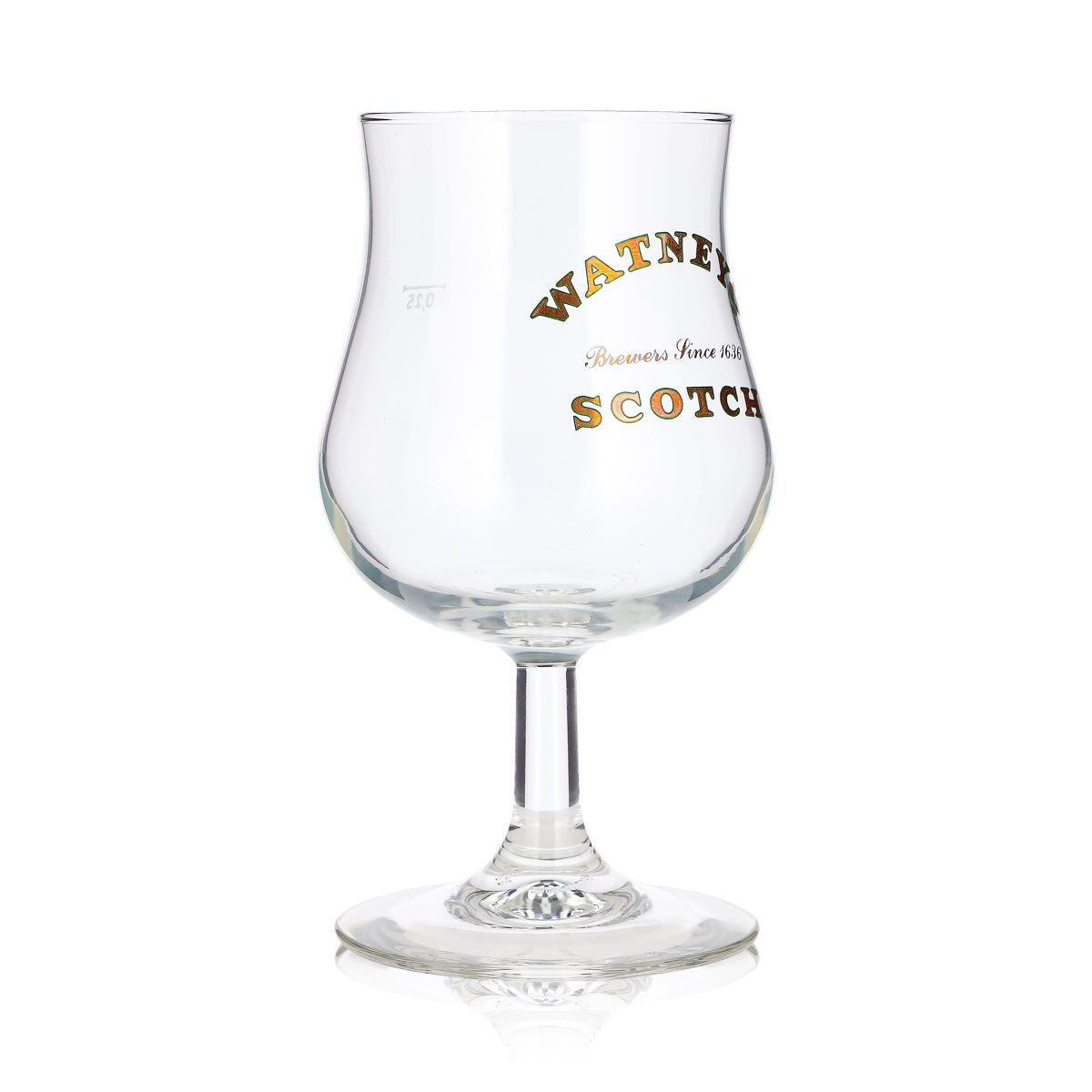 Szklanka do piwa Watney’s 0,25 l, szklanki pucharowe, szklanki na nóżce, Brewers Since 1636 SCOTCH – Widok 3