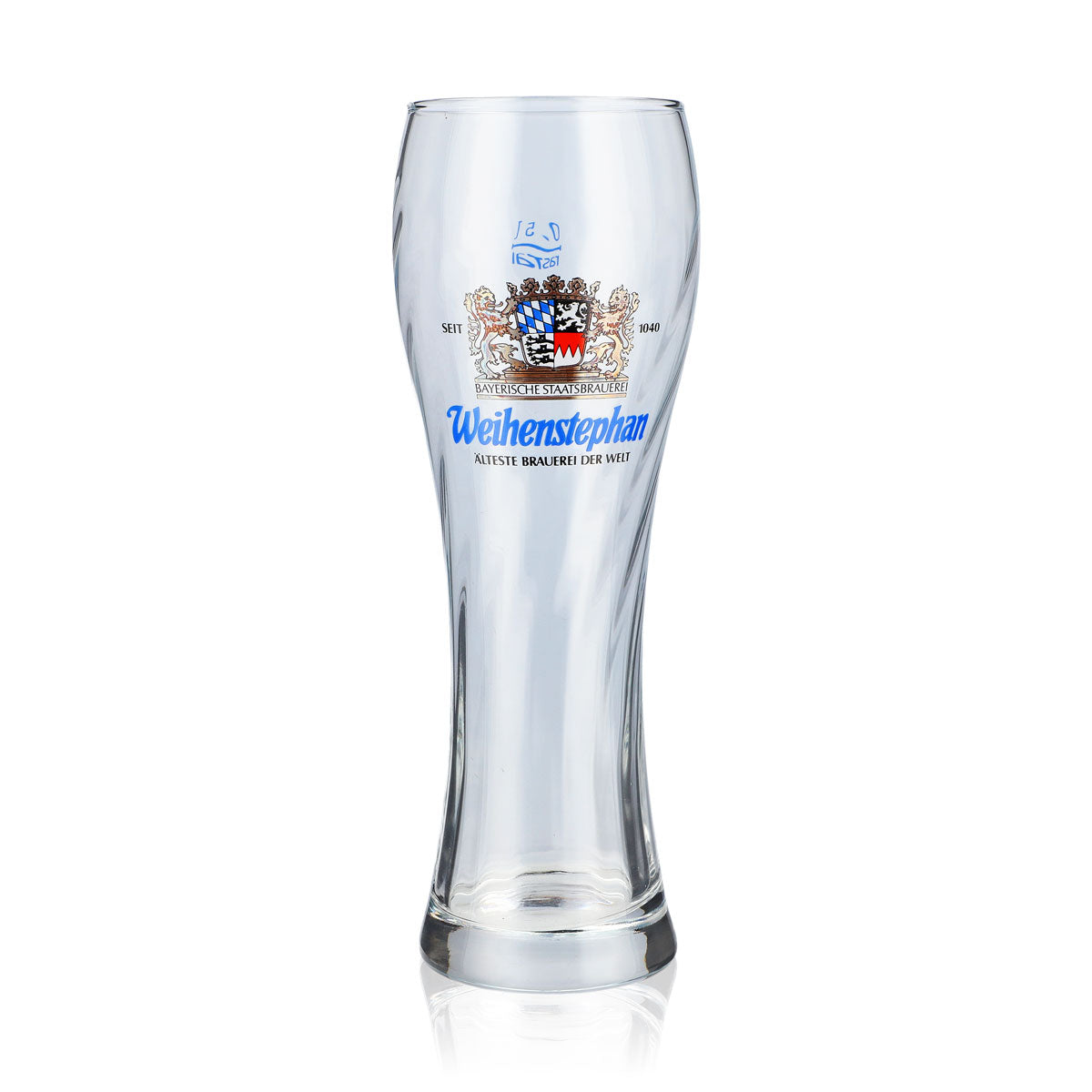 Szklanka do piwa Weihenstephan Szklanki Szklanka 0,5 l Szklanka do piwa pszenicznego Szklanka kolekcjonerska „40 lat”