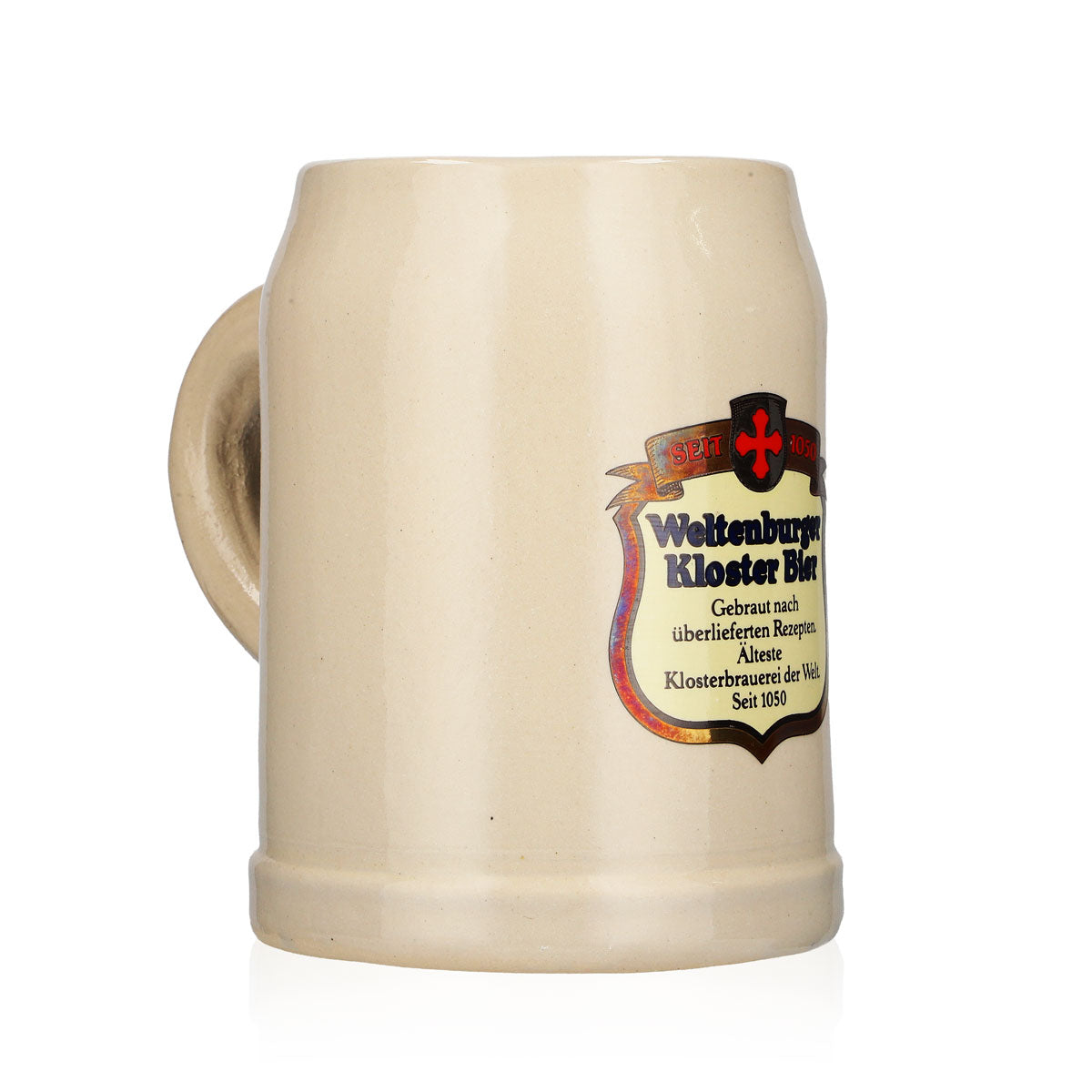 Klasztor Weltenburg Szklanka 0,3 l Dzbanek ceramiczny Piwo Kufel Seidel Browar – Widok 2