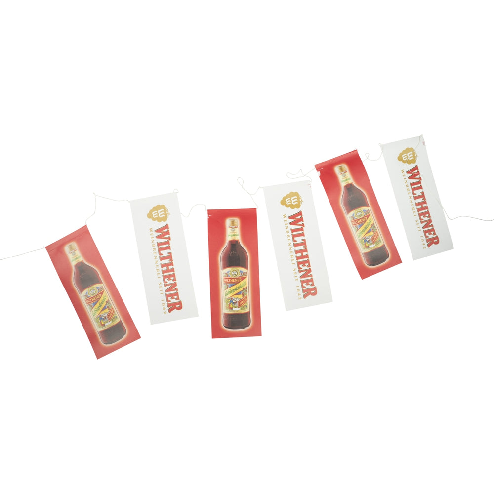 Wilthener girlanda brandy dekoracja 5m chorągiewki proporczyki impreza papier sznaps