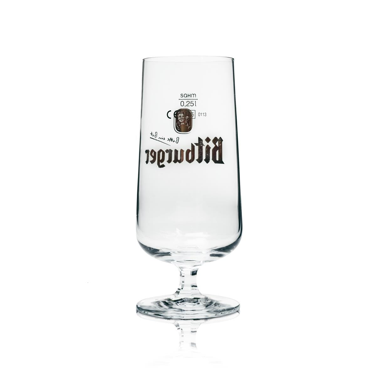 6x Bitburger szklanka 0.25l goblet tulipan piwo pilzner szklanki Gastro Geeicht pub bar – Widok 3