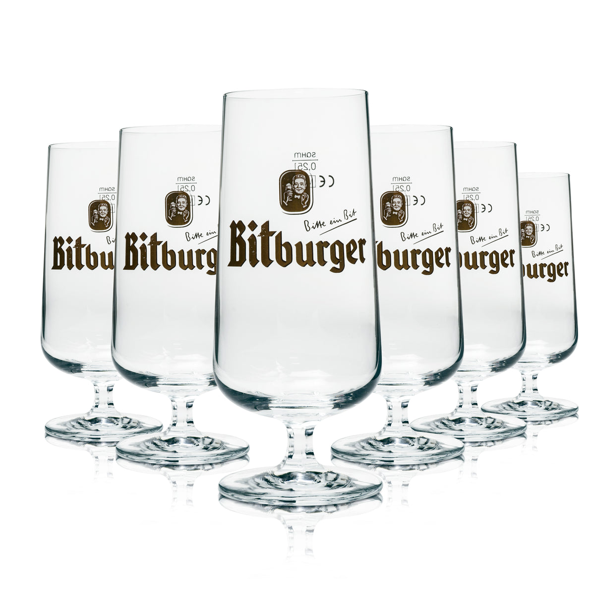 1 Bitburger Szklanka do Piwa 0,25l Kielich Tulipan Rastal nowa – Widok 3