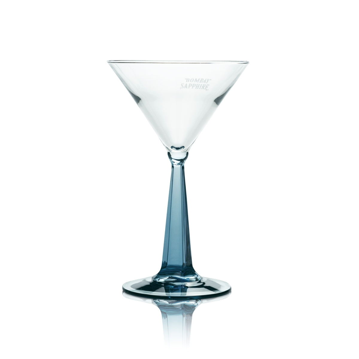 1 Bombay Sapphire Gin szklanka 0,1l Martinischale niebieski nowy