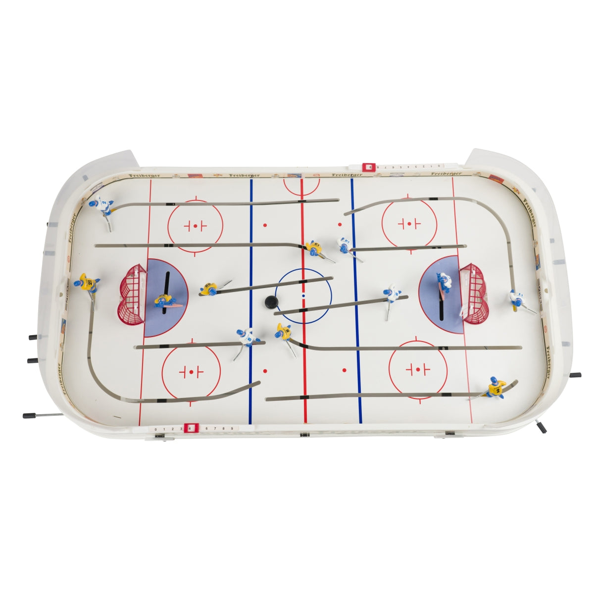 1 gra w hokeja na piwie Freiberger "Stiga" ok. 50x100cm wraz z figurkami+puk nowy – Widok 3