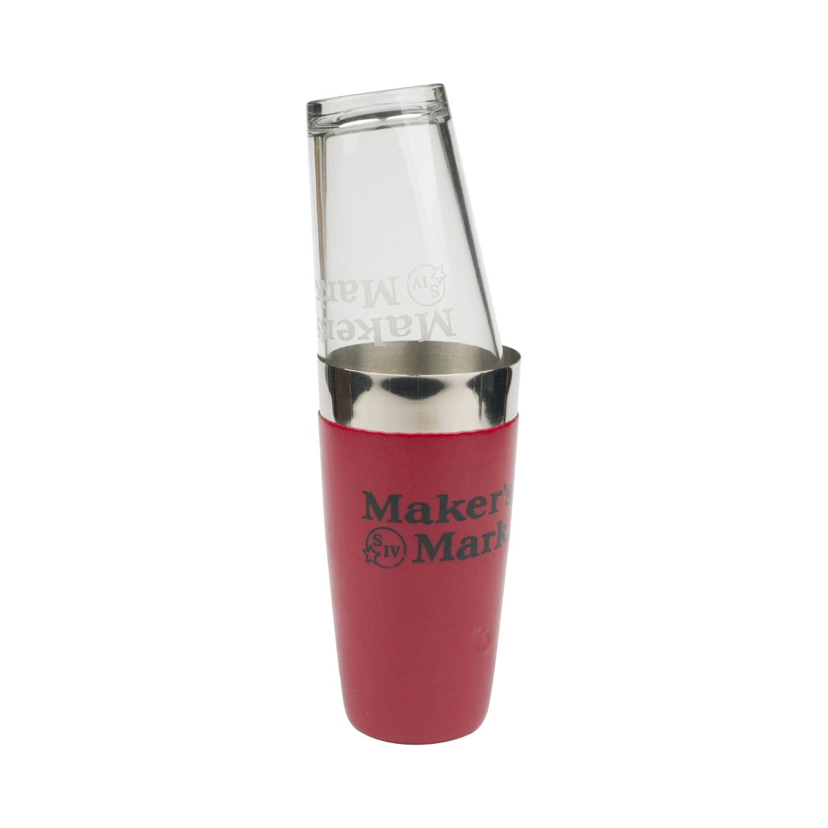 1 Maker's Mark Whiskey Bostonshaker czerwony, stal nierdzewna, nowy – Widok 2