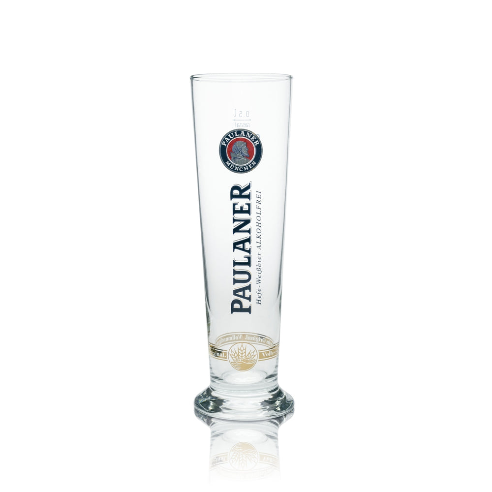 1 Paulaner szklanka do piwa 0,5l Szklanka do piwa pszenicznego Pionowe logo "Bezalkoholowe" Rastal nowa