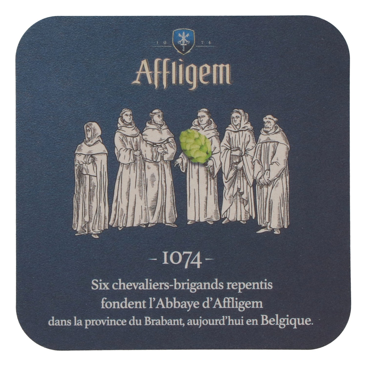 100 sztuk podkładek pod piwo „Affligem”, 9 x 9 cm – Widok 4