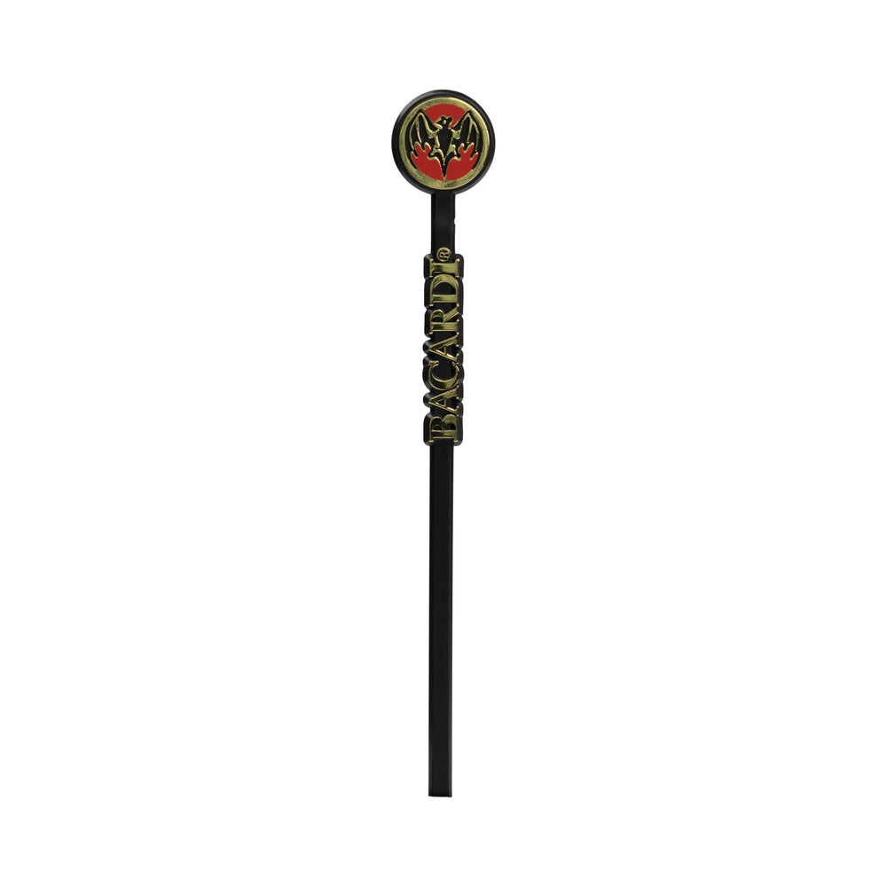 100x Bacardi Rum Stirrer czarny Mieszadełko do Drinków Longdrink Dekoracja Szklanka Gastro