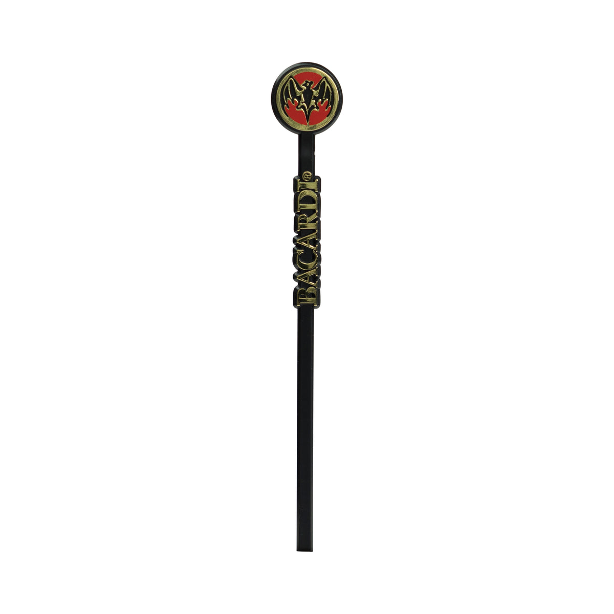 100x Bacardi Rum Stirrer czarny Mieszadełko do Drinków Longdrink Dekoracja Szklanka Gastro