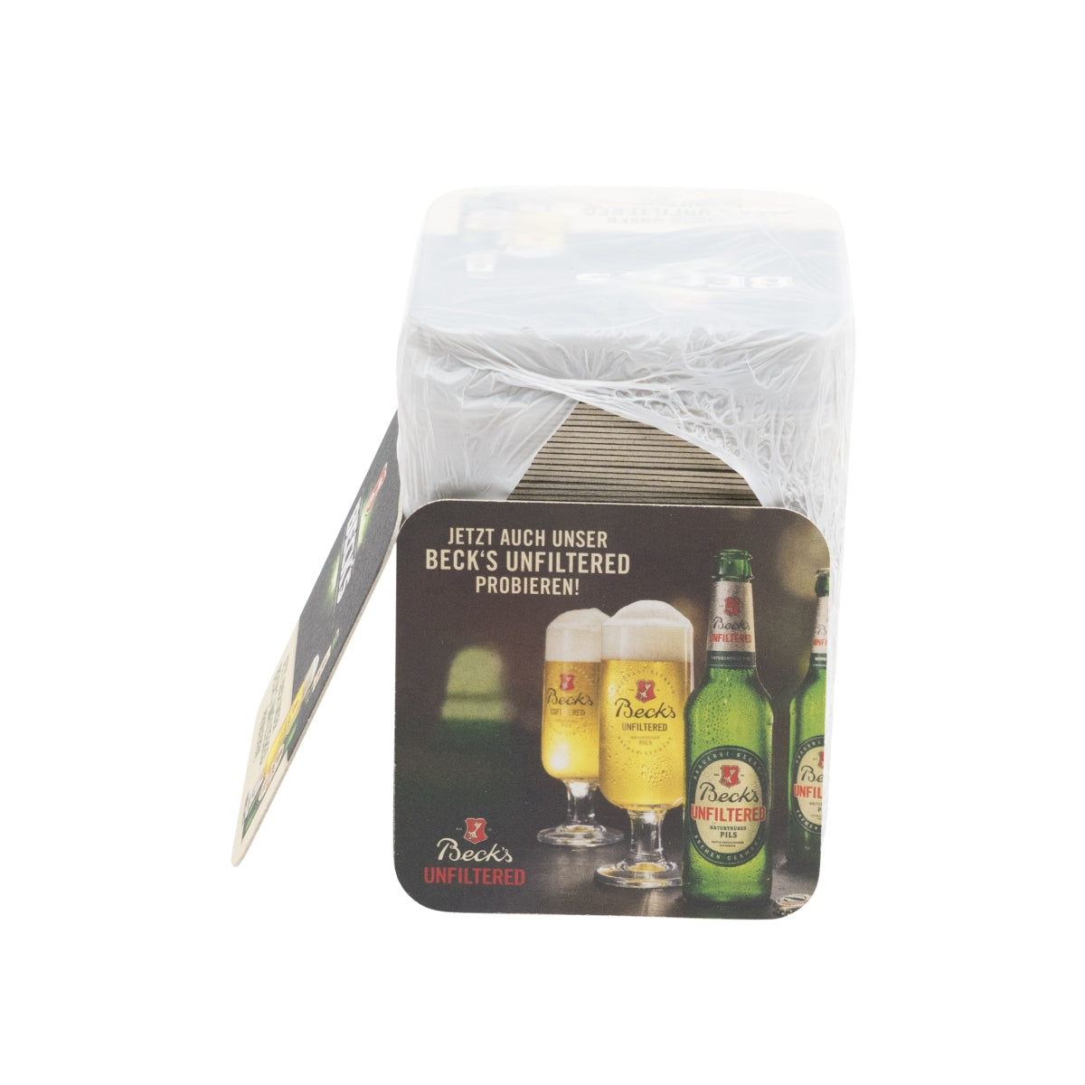 100x Becks Coasters Coaster Beer Cover Mat Ochrona przed kapaniem Gastro – Widok 2