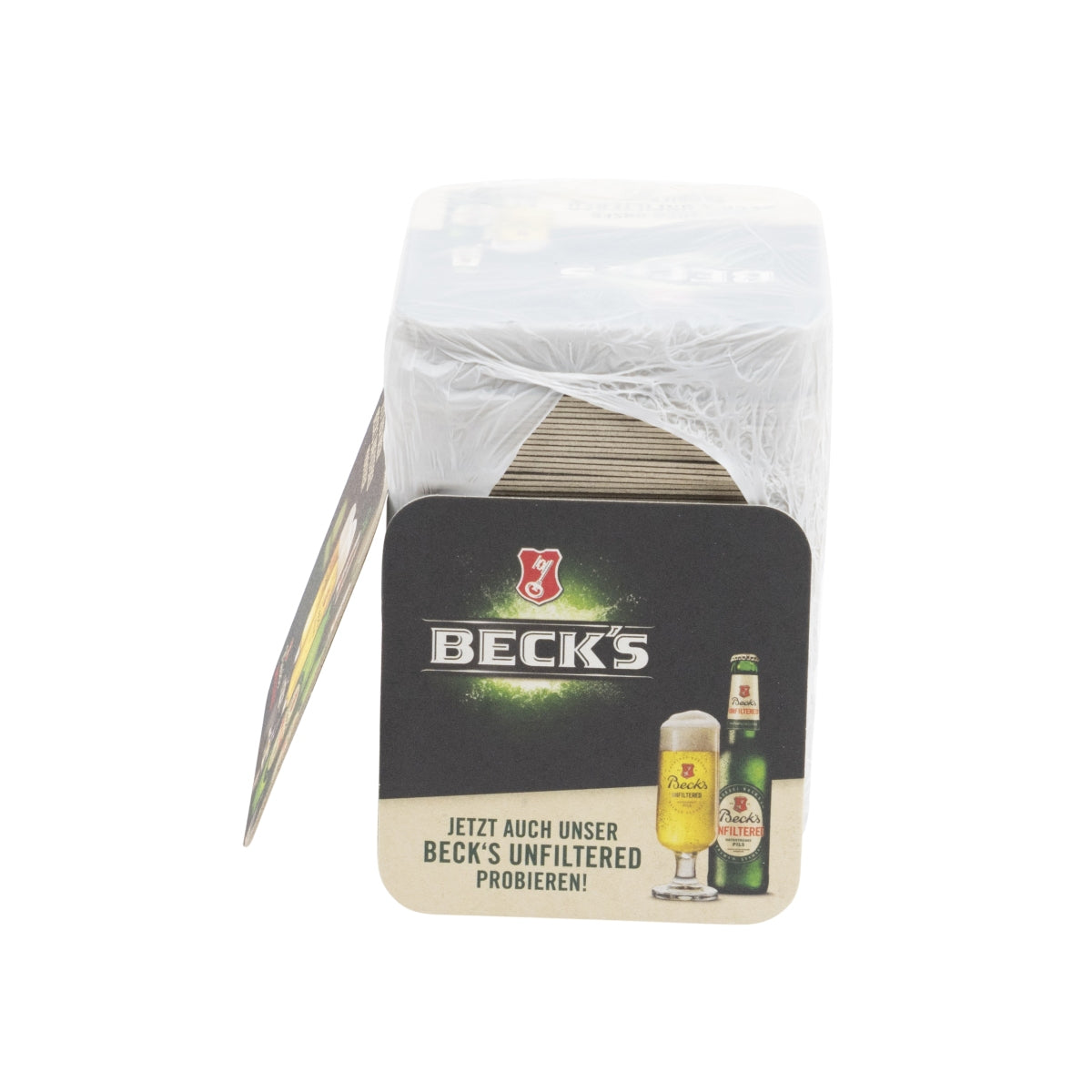 100x Becks Coasters Coaster Beer Cover Mat Ochrona przed kapaniem Gastro – Widok 3
