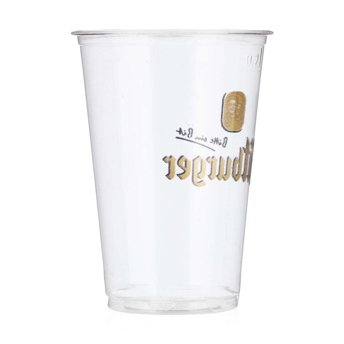 100x szklanka do piwa Bitburger 0,2 l, jednorazowa szklanka festiwalowa, plastikowa – Widok 4