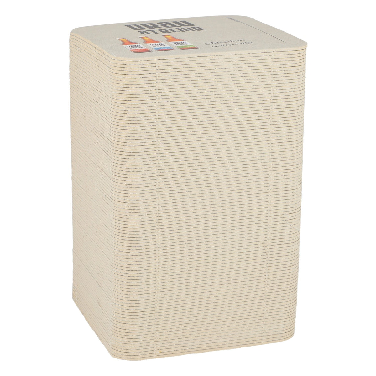 100x Brauatelier Piwo Podkładki pod piwo Podkładki pod szklanki 9,5x9,5 cm – Widok 2