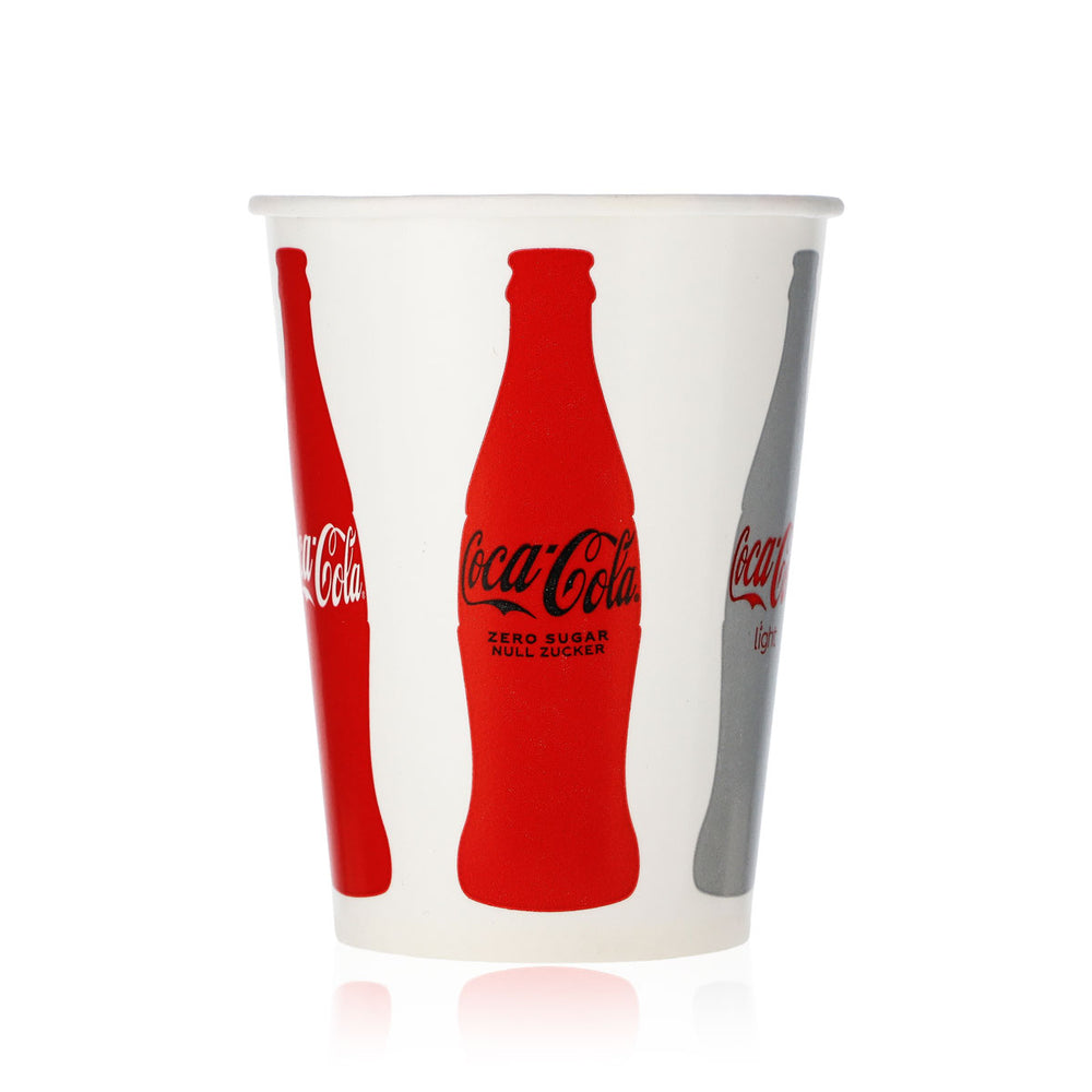 100x Coca Cola Napoje bezalkoholowe Szklanki Szklanka 0,2 l Kubek papierowy Jednorazowy