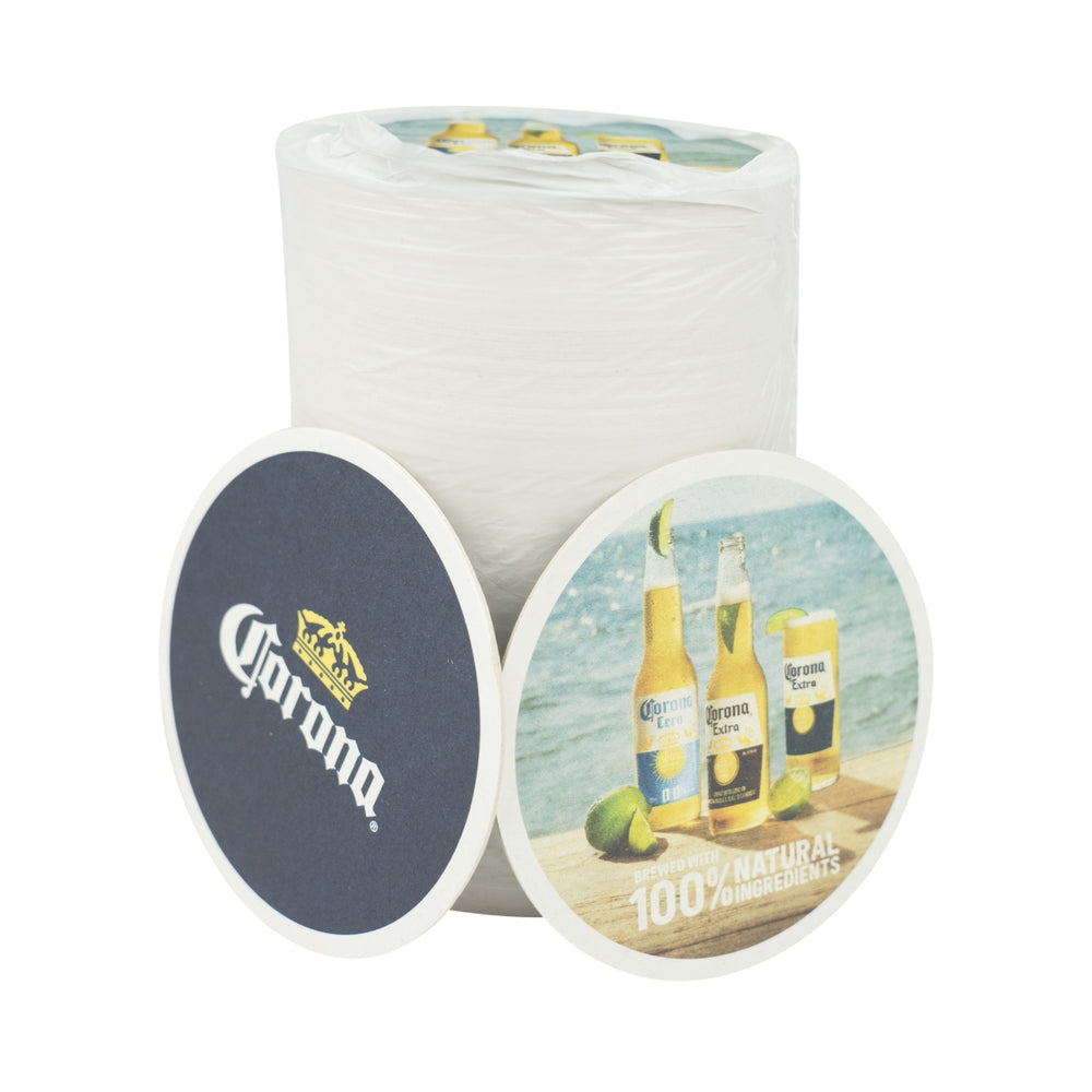 100x Podkładki pod butelki Corona Ø9cm Podkładka pod butelki mata do napojów