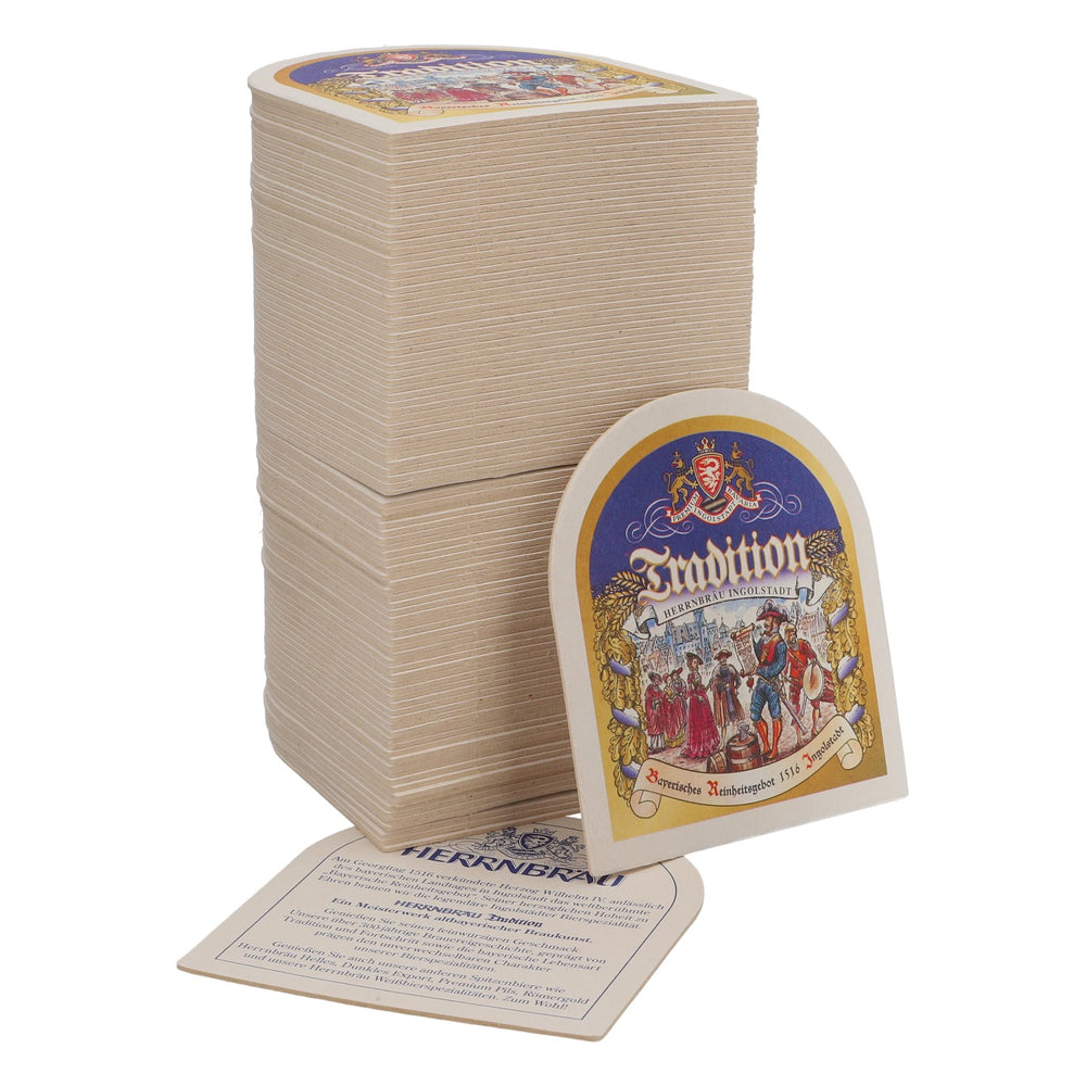 100x podkładki pod piwo Herrnbräu „Tradition”