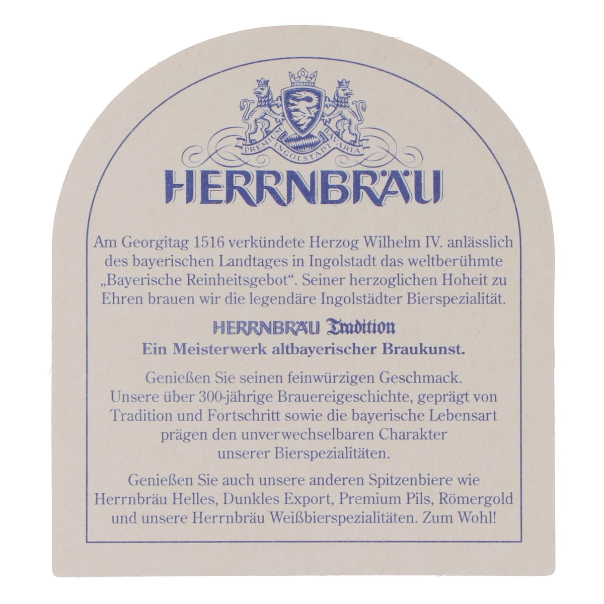 100x podkładki pod piwo Herrnbräu „Tradition” – Widok 4
