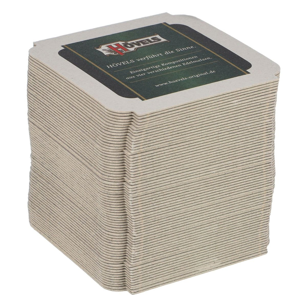 100x podkładki pod piwo Hövels 9,5 x 9,5 cm Podkładki z ochroną przed kapaniem Gastro